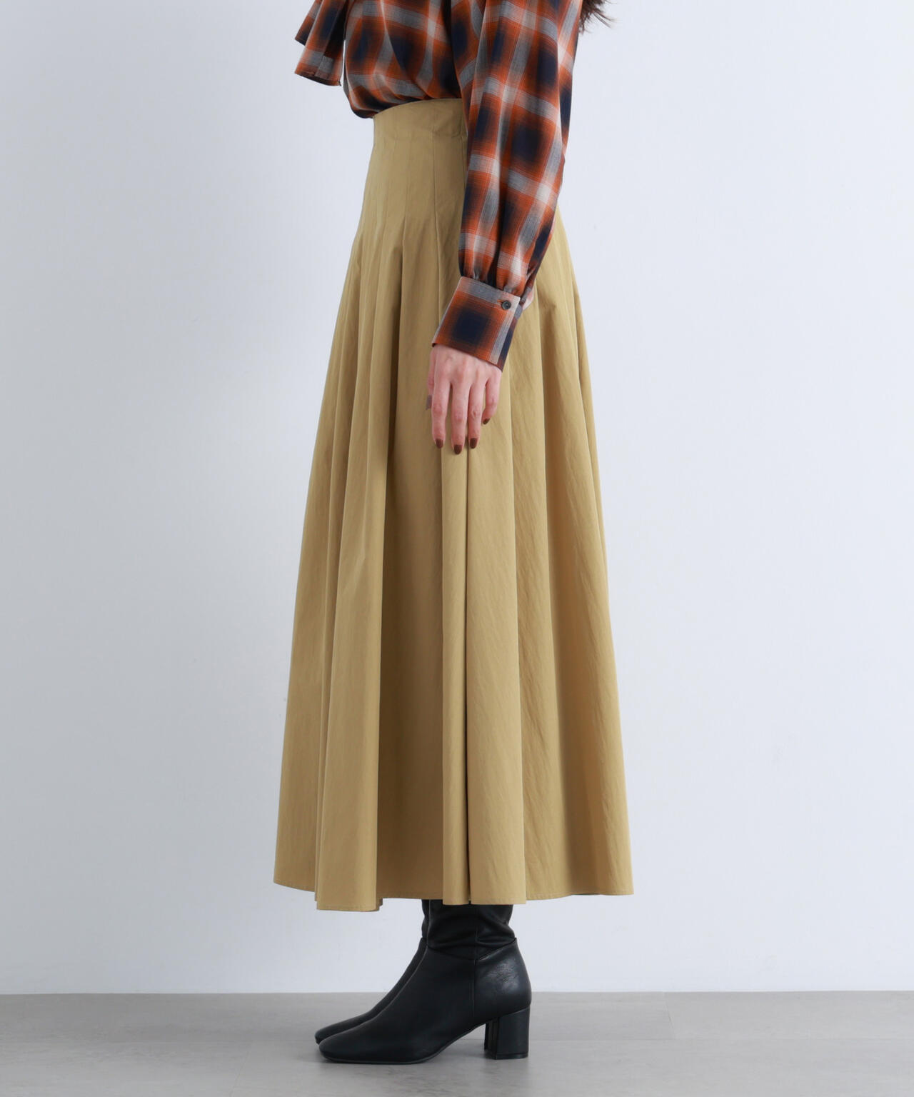 【Oggi掲載】タフタボリュームスカート