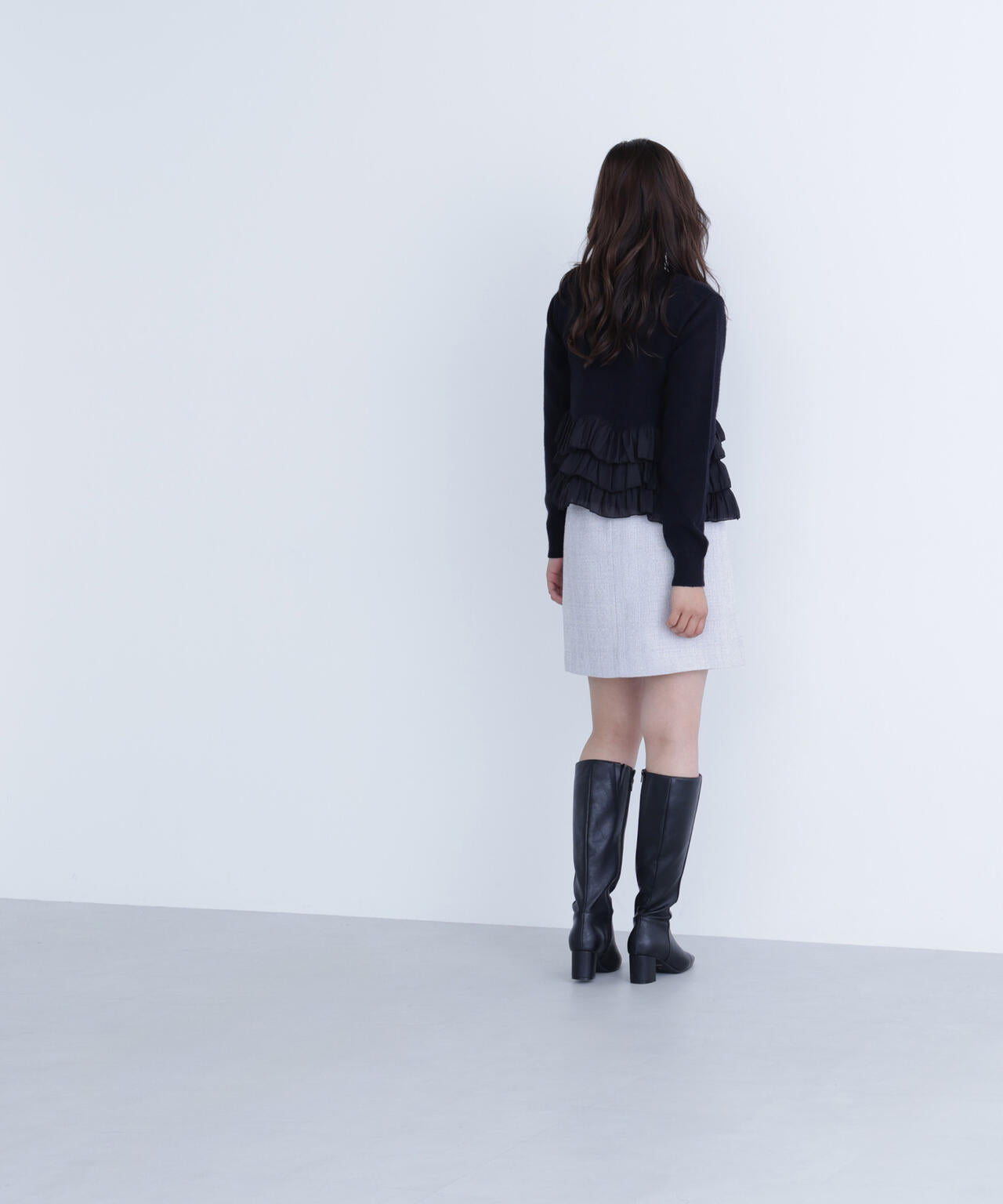 【sweet掲載】ムジツイードミニスカート