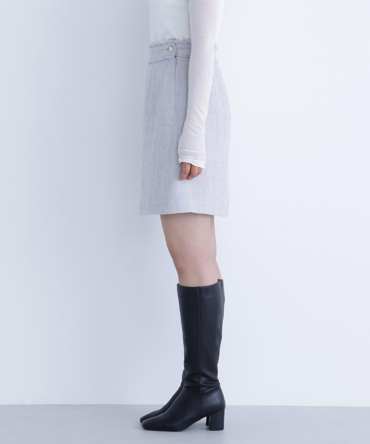 【sweet掲載】ムジツイードミニスカート