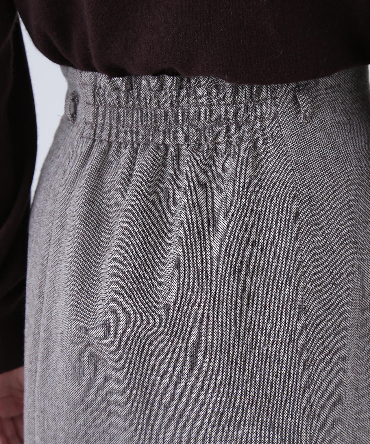 ツイーディーベルテッドマーメイドスカート