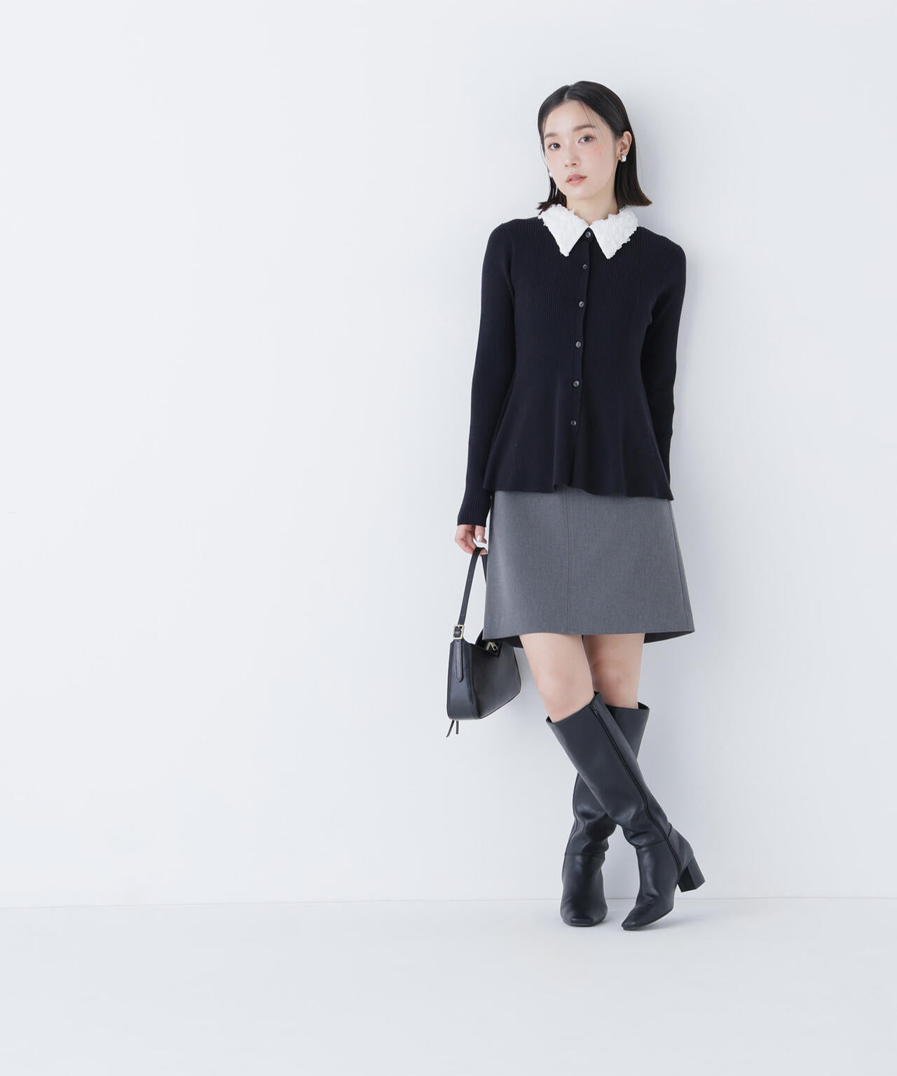 ポケットディテールミニスカート