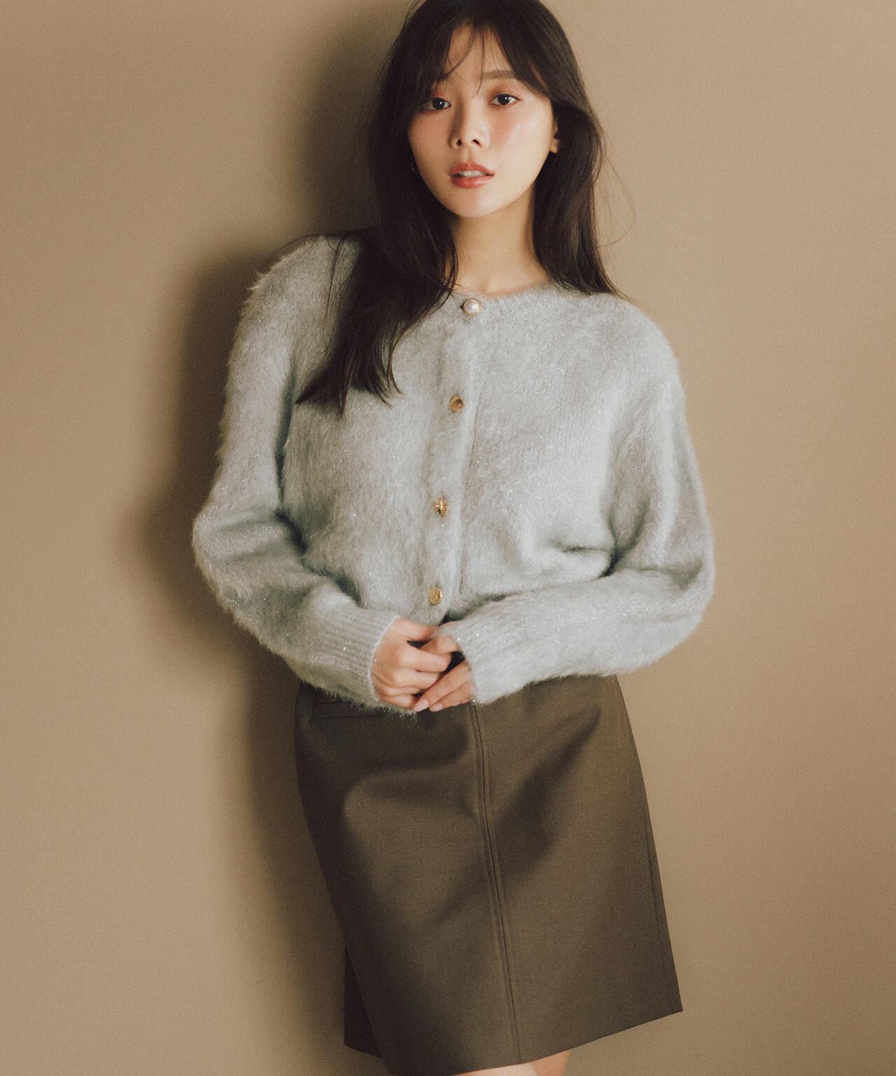 ポケットディテールミニスカート