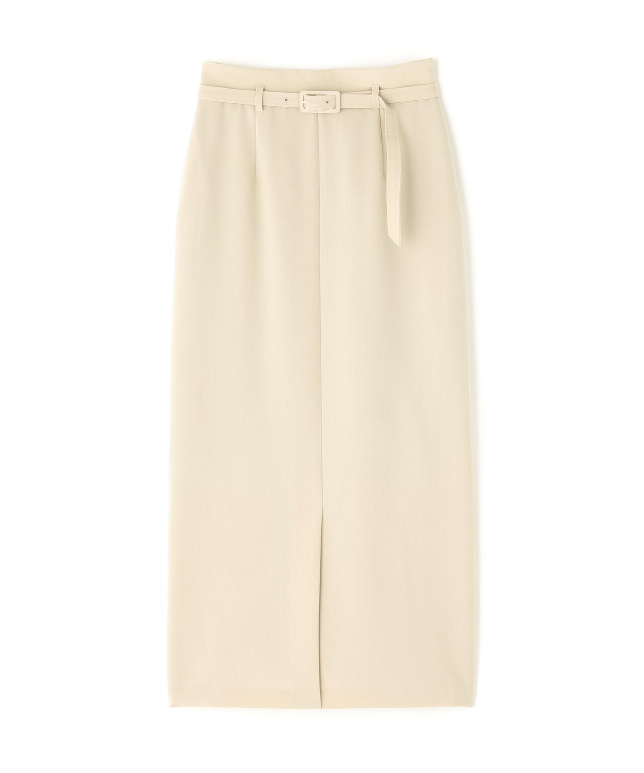 ベルテッドリネンライクナロースカート