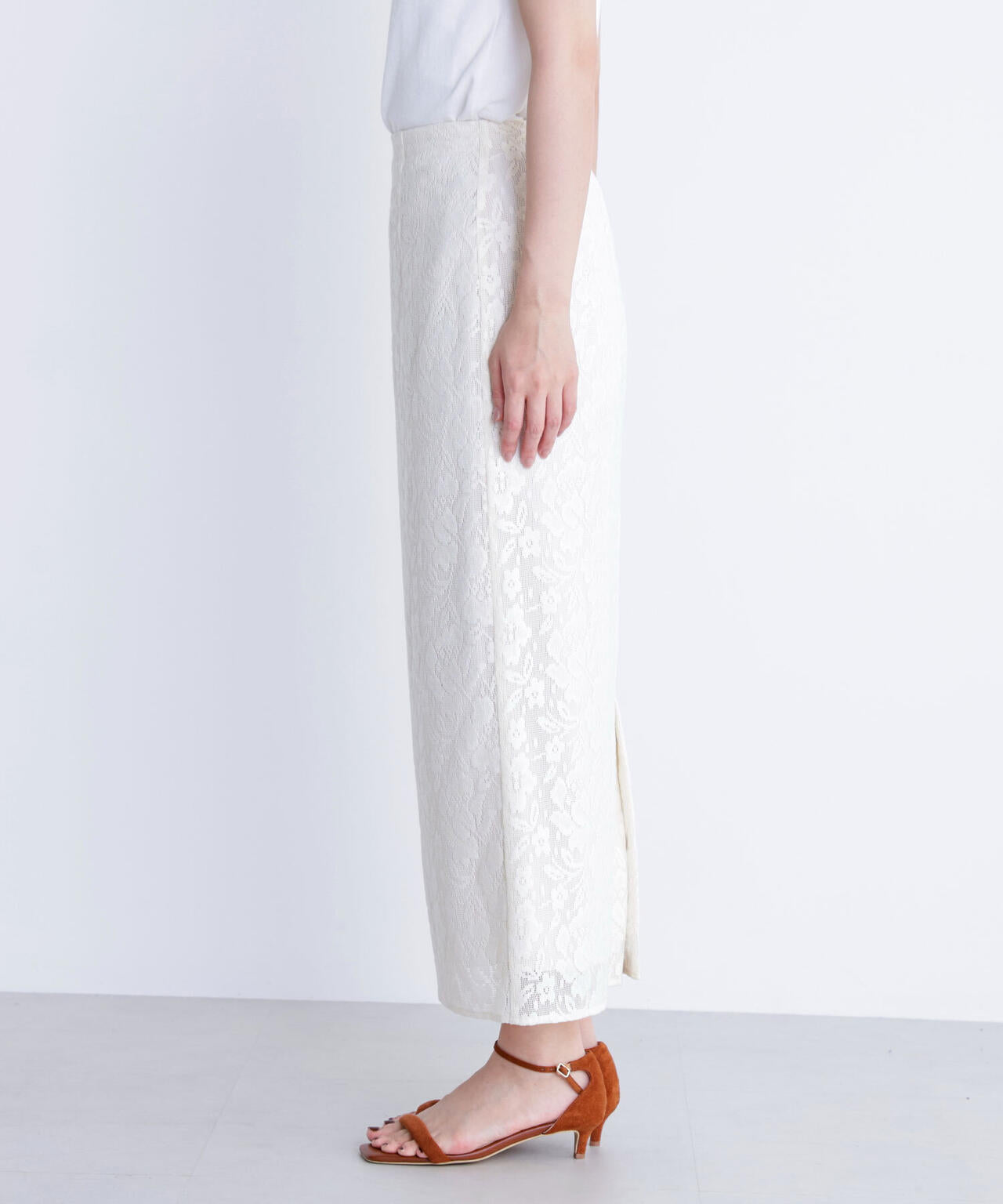 メッシュレース SETUP ナロースカート