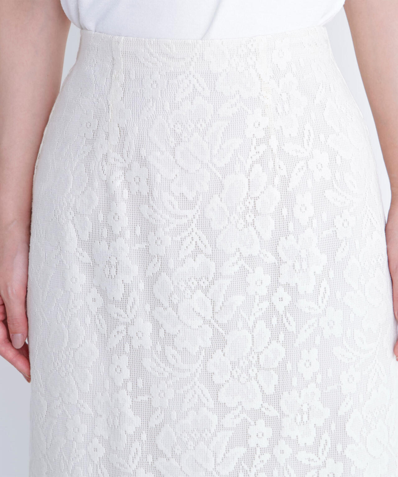 メッシュレース SETUP ナロースカート