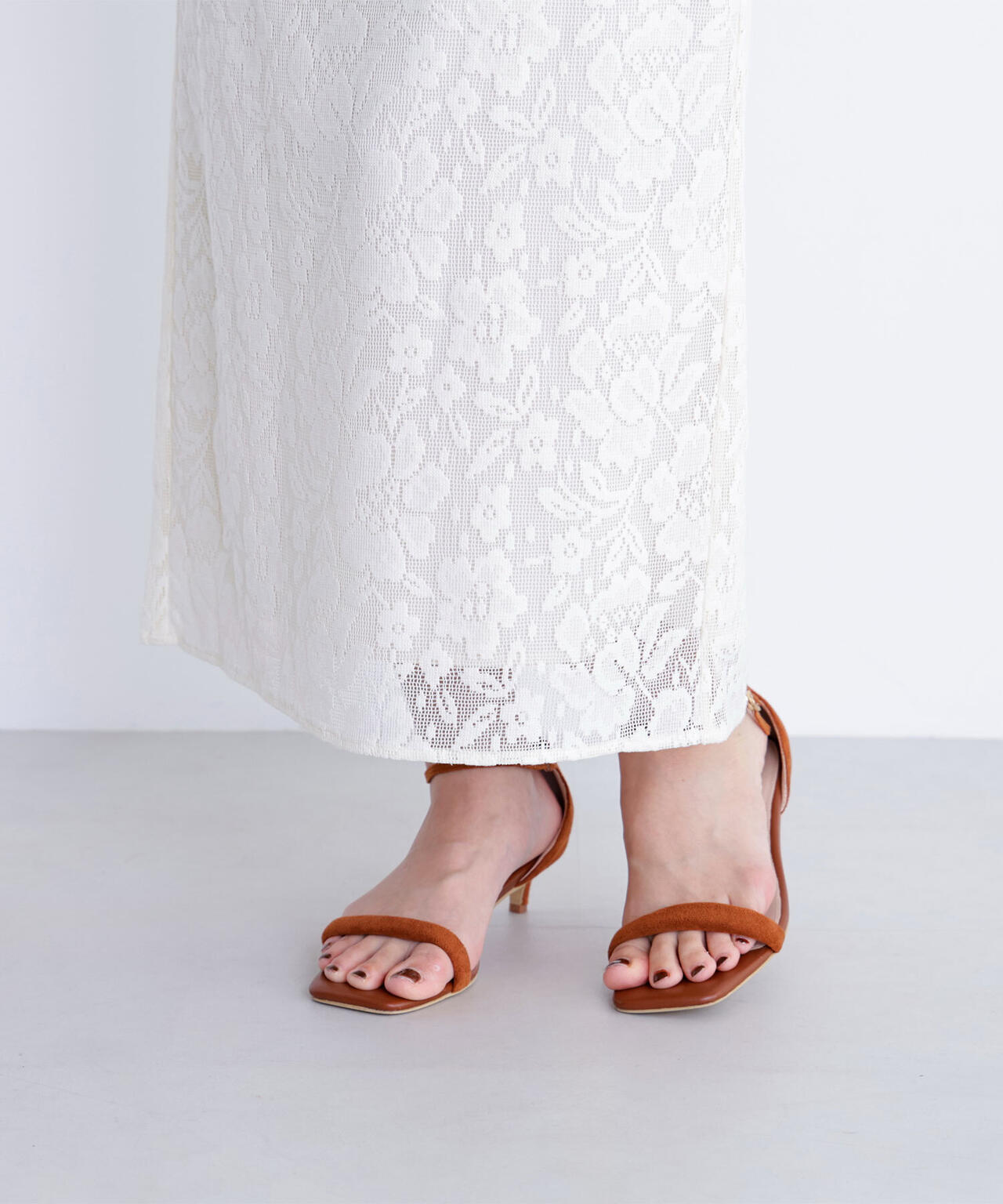 メッシュレース SETUP ナロースカート