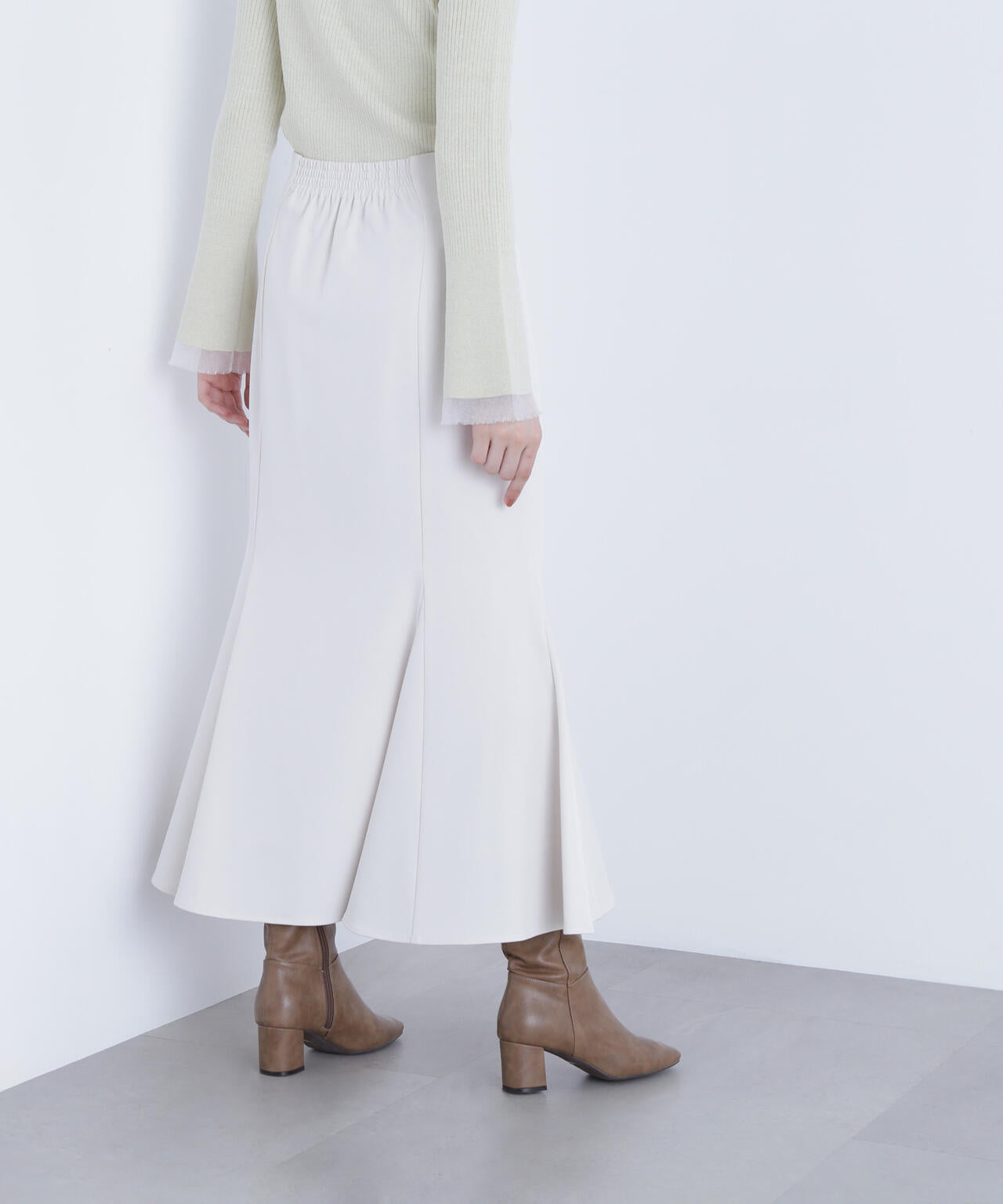 ヘム切替マーメイドスカート