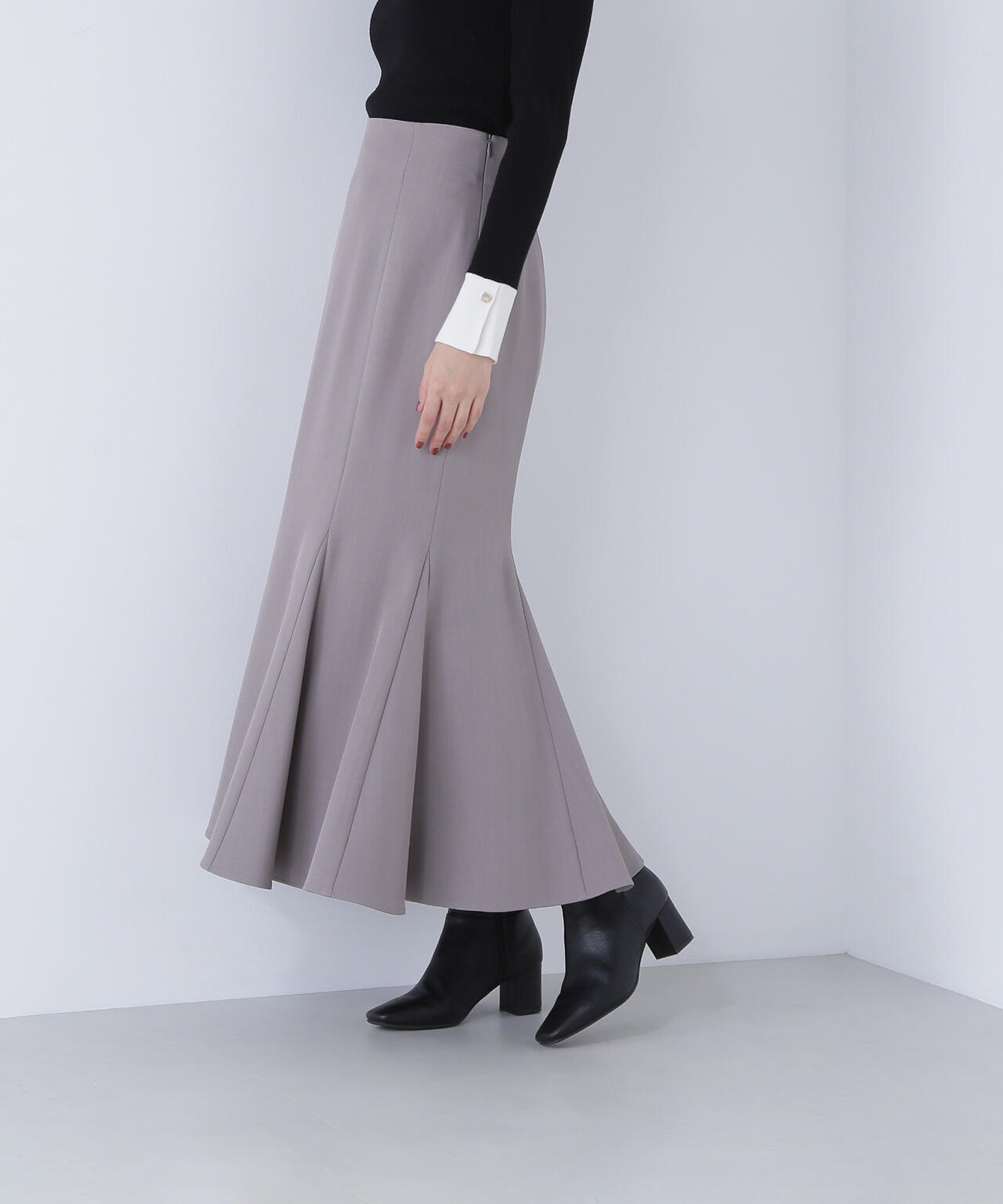 ヘム切替マーメイドスカート