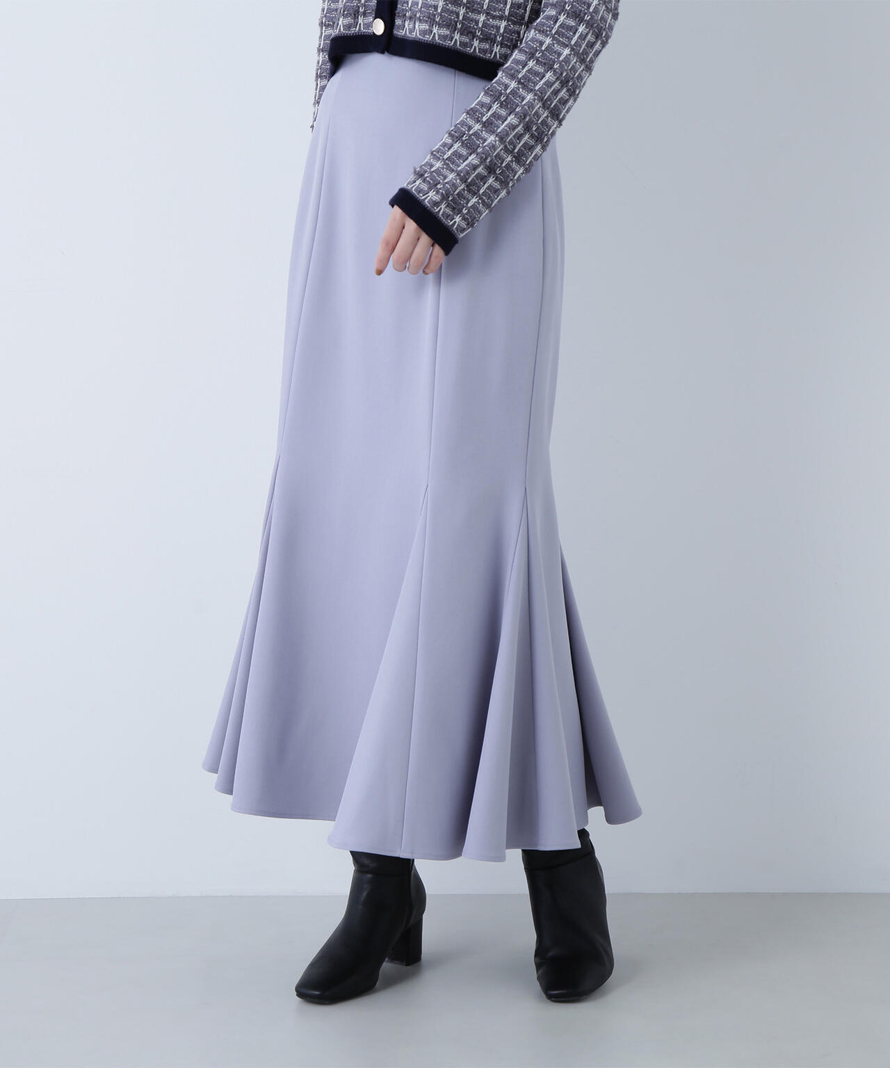 ヘム切替マーメイドスカート