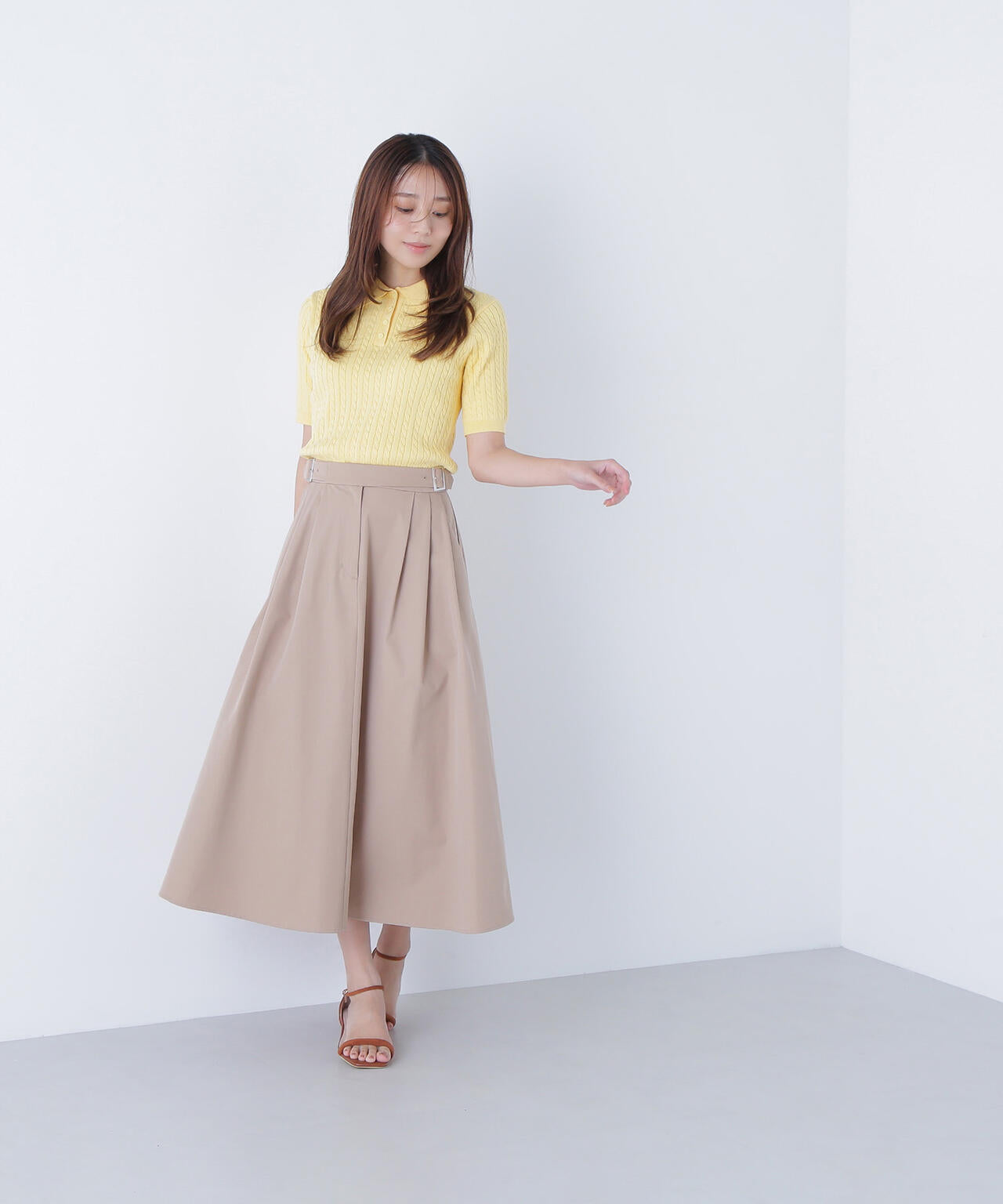 ライトツイルフレアスカート