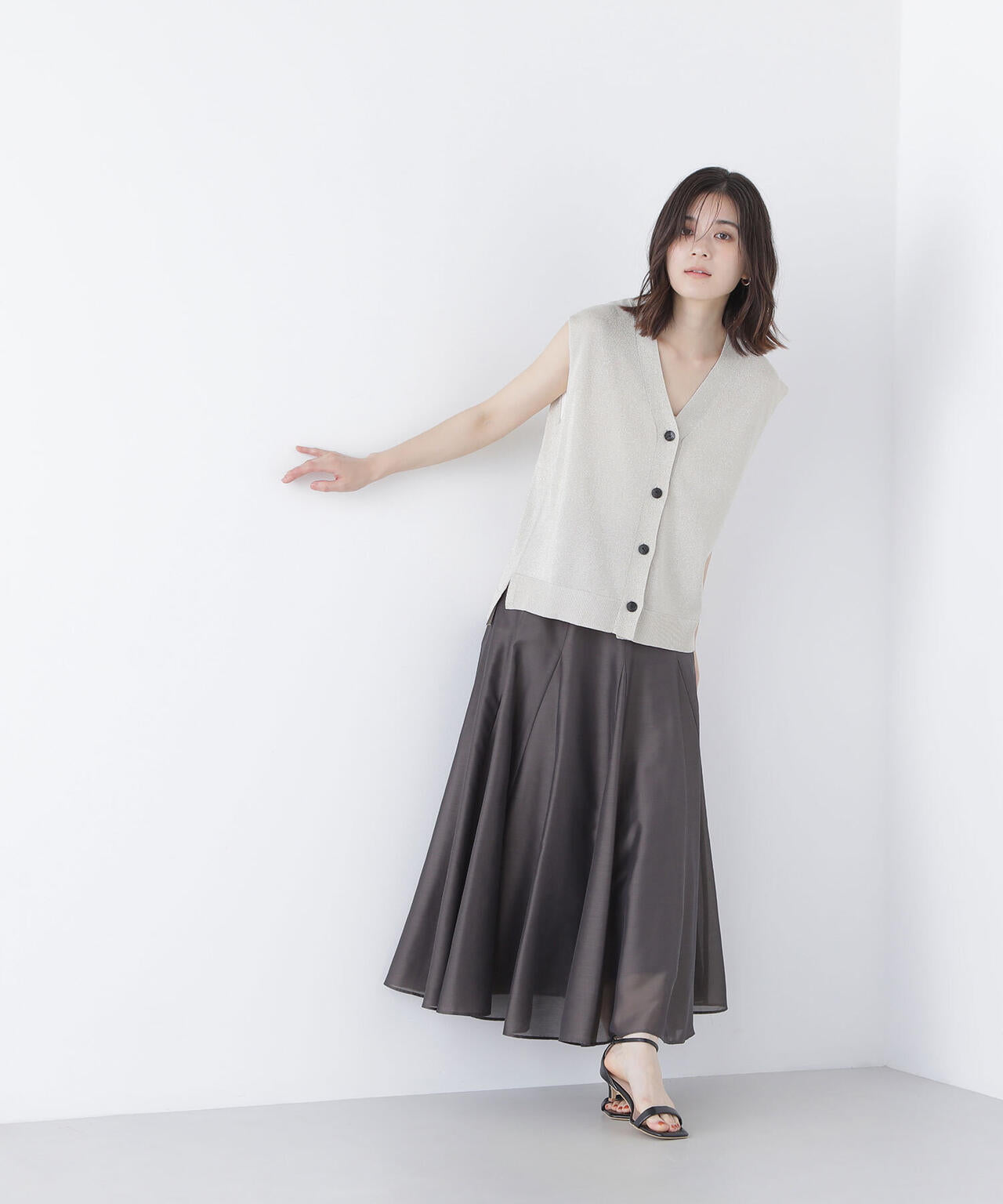 シャイニーシアーボイルスカート*