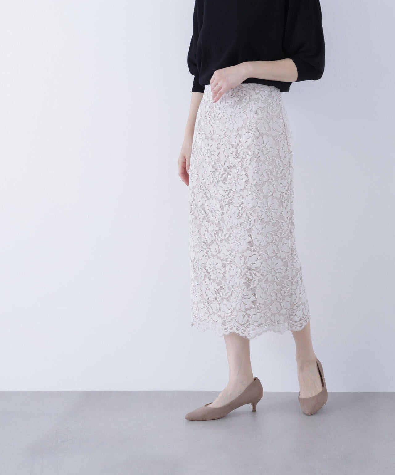 モールレースナロースカート