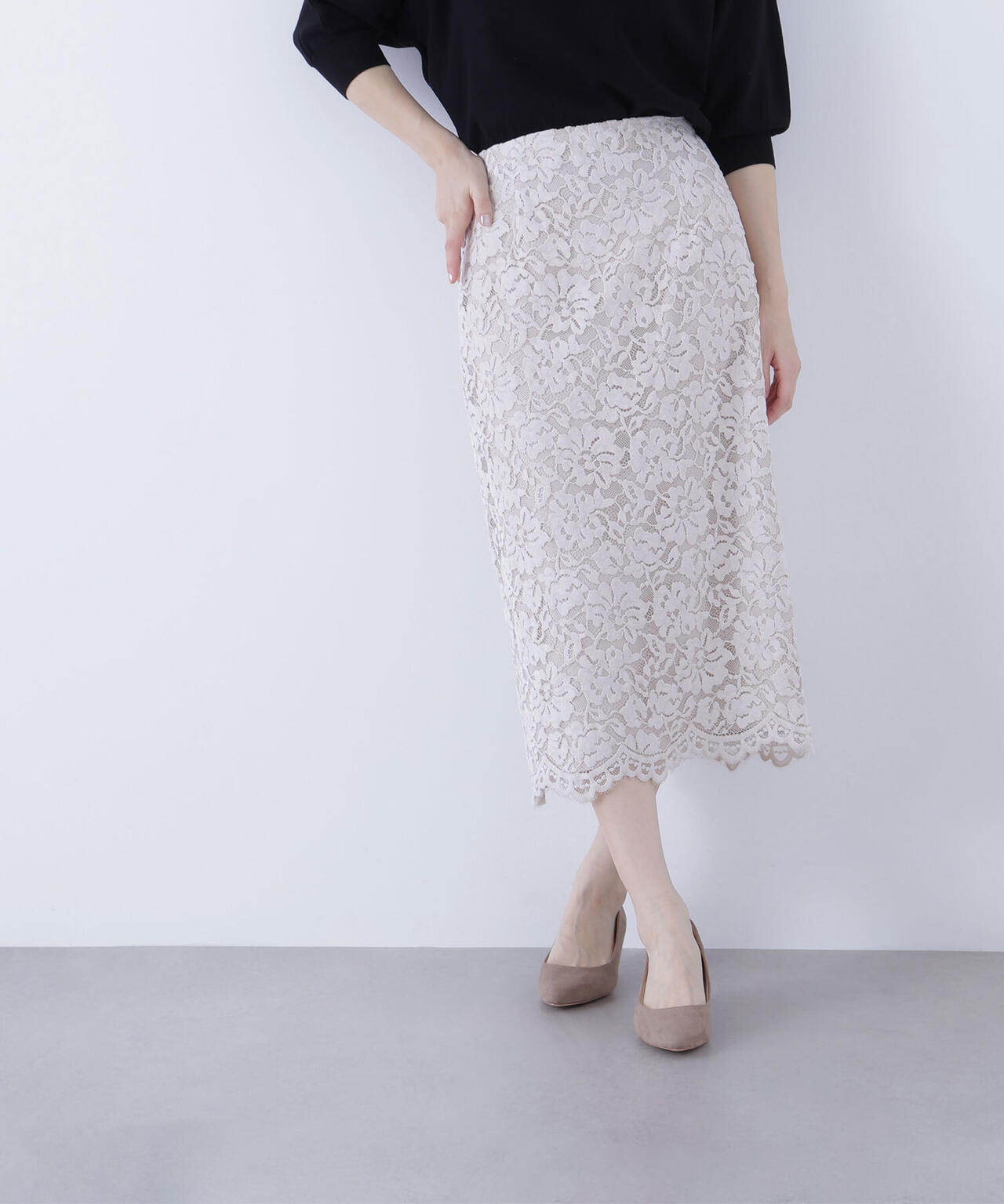 モールレースナロースカート