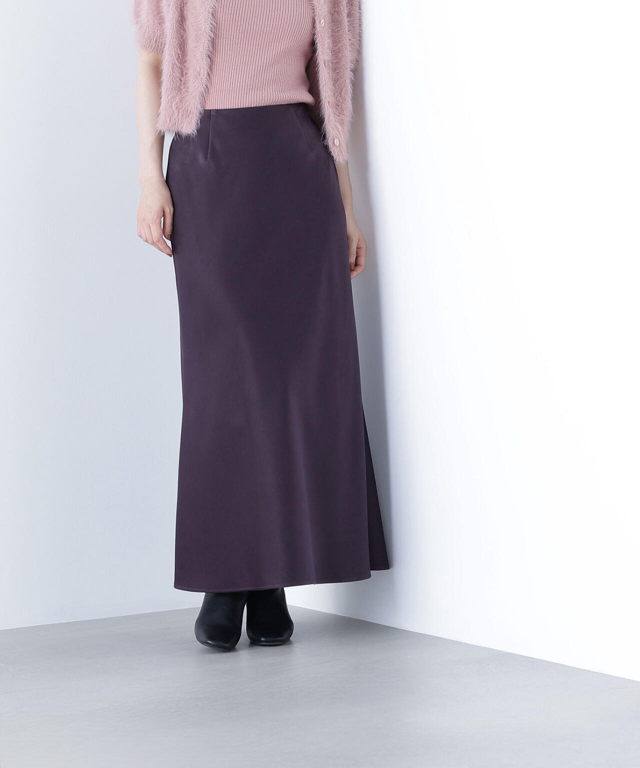 【Oggi掲載】バイアスサテンナロースカート