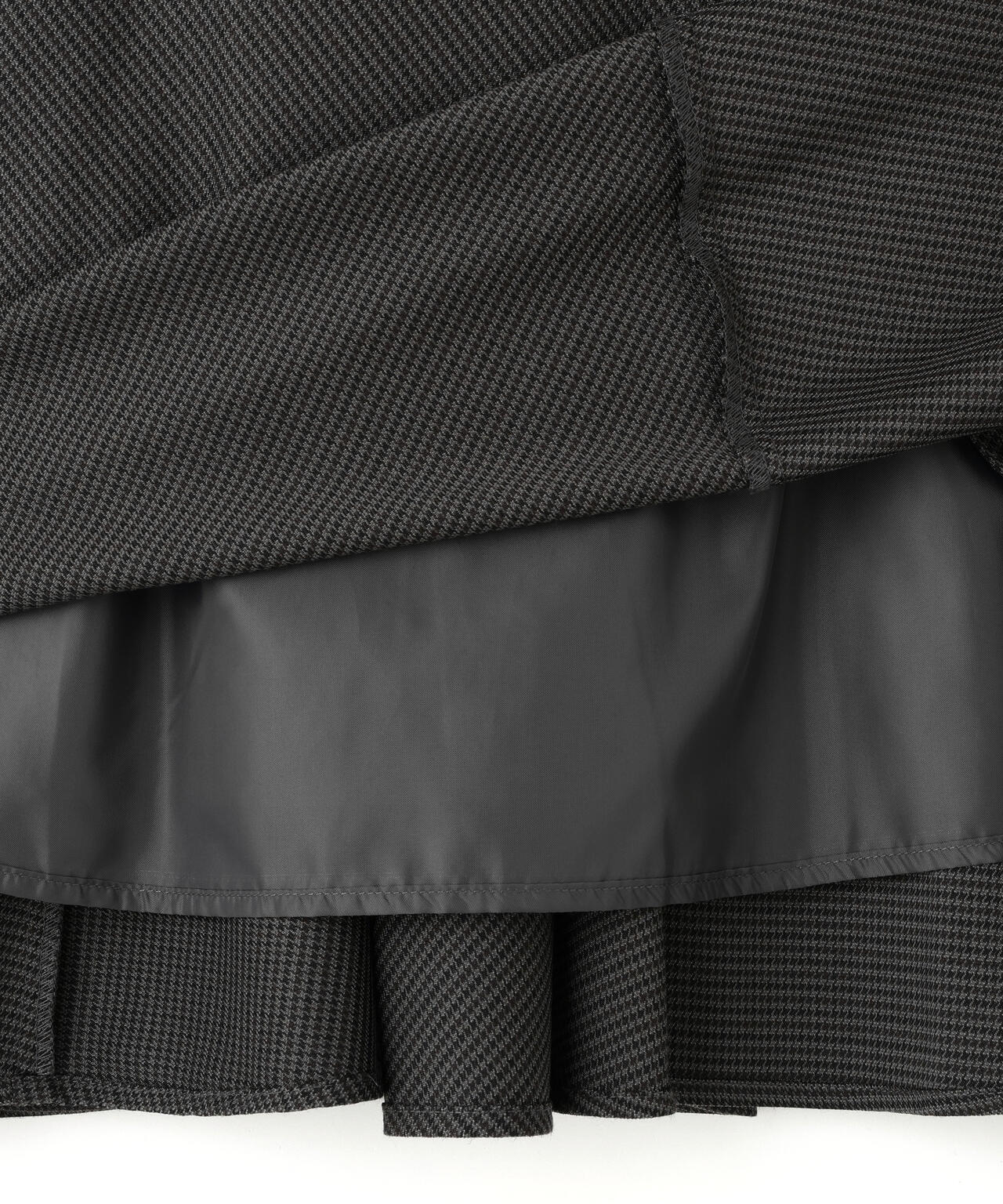 アシメチェックマーメイドスカート