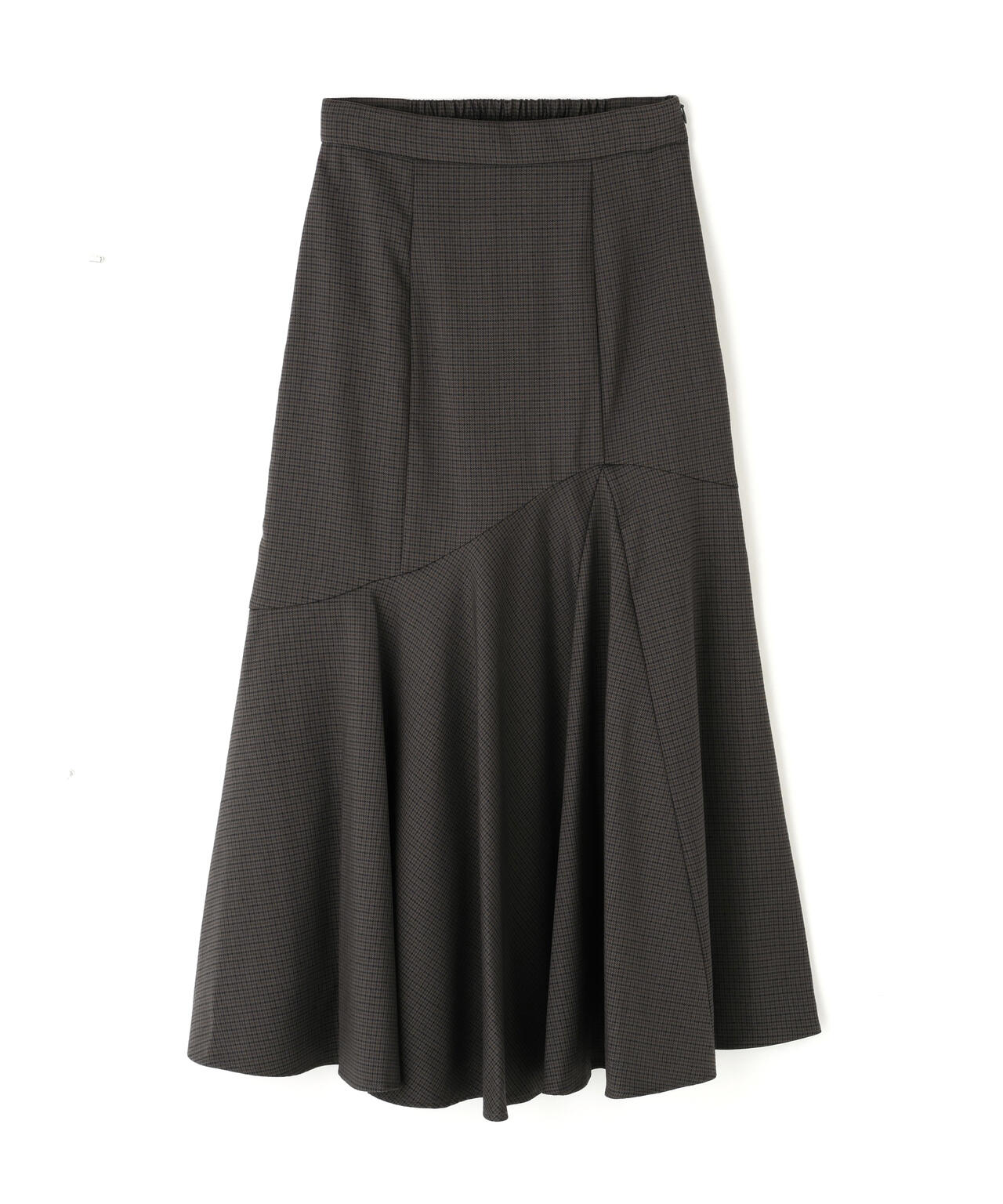 アシメチェックマーメイドスカート