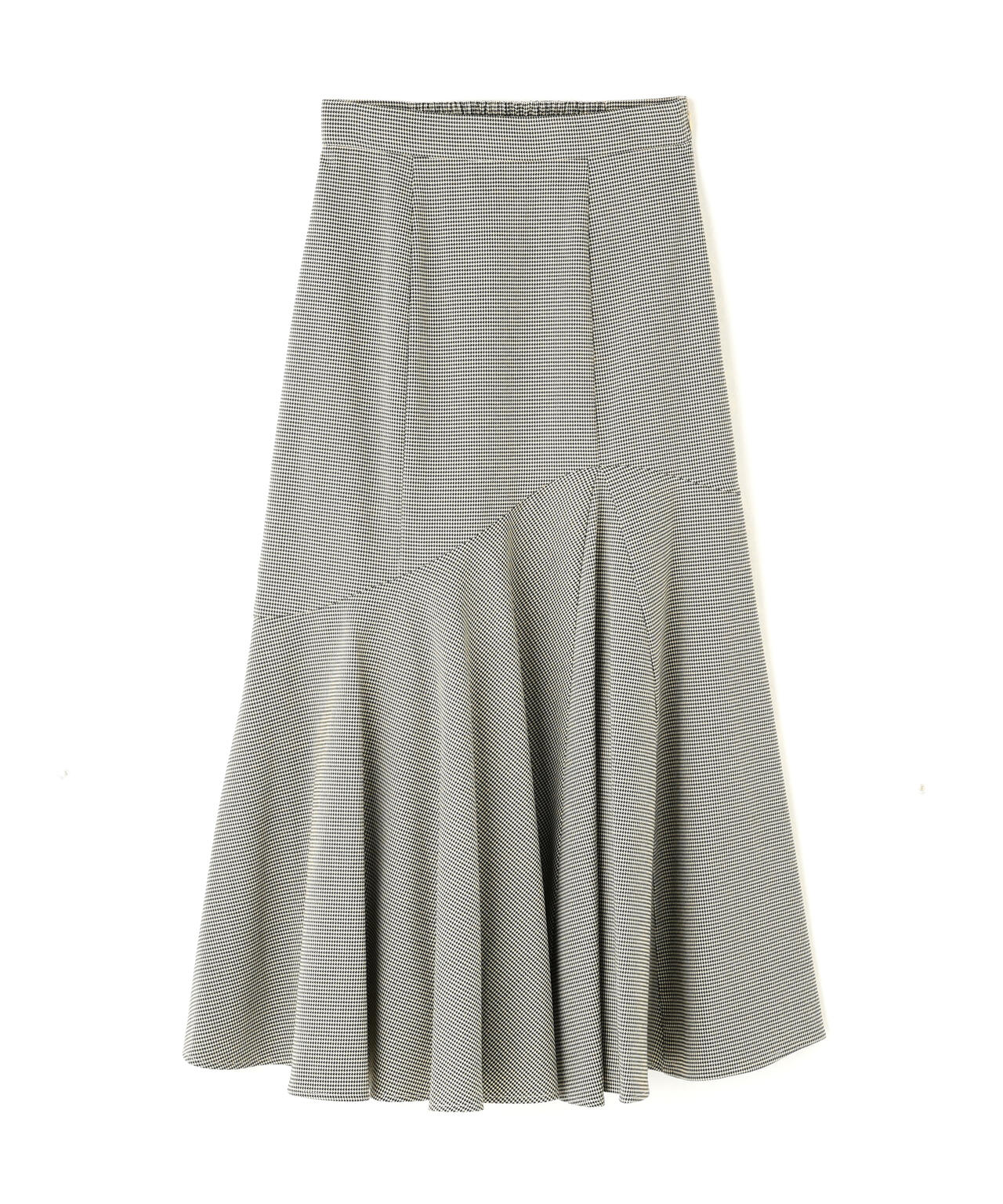 【横浜ジョイナス・mix.tokyo 限定カラー:チャコール系2】アシメチェックマーメイドスカート