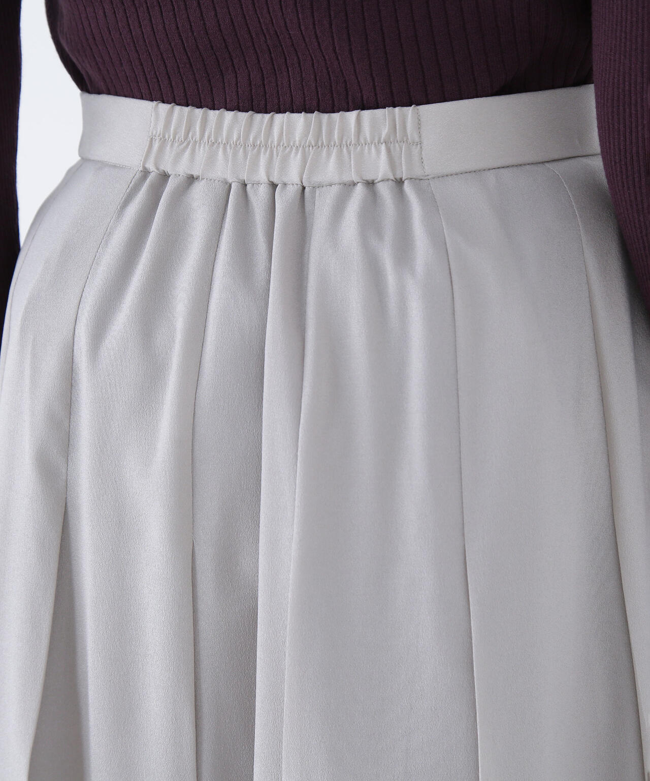 オータムカラープリーツスカート