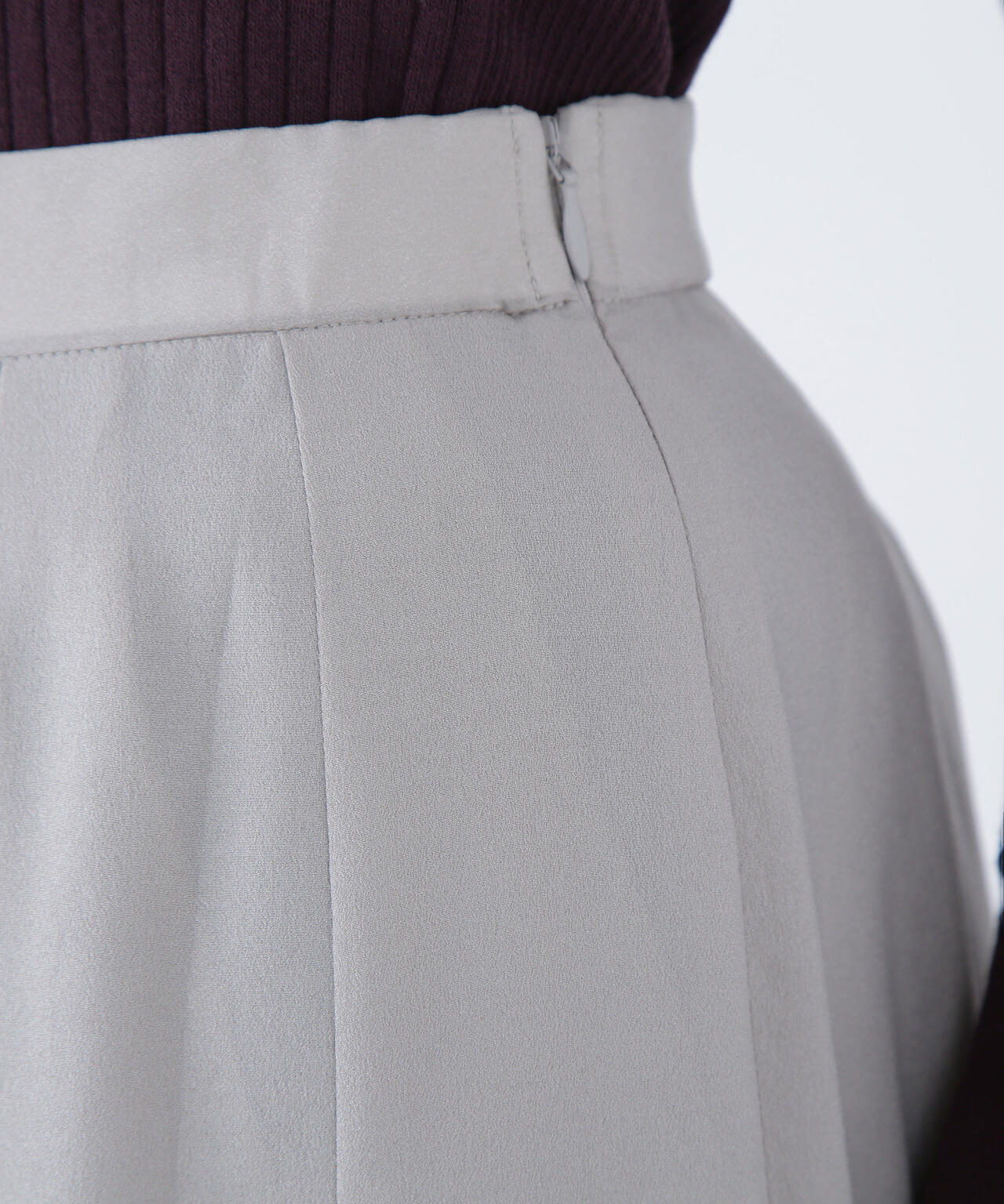 オータムカラープリーツスカート