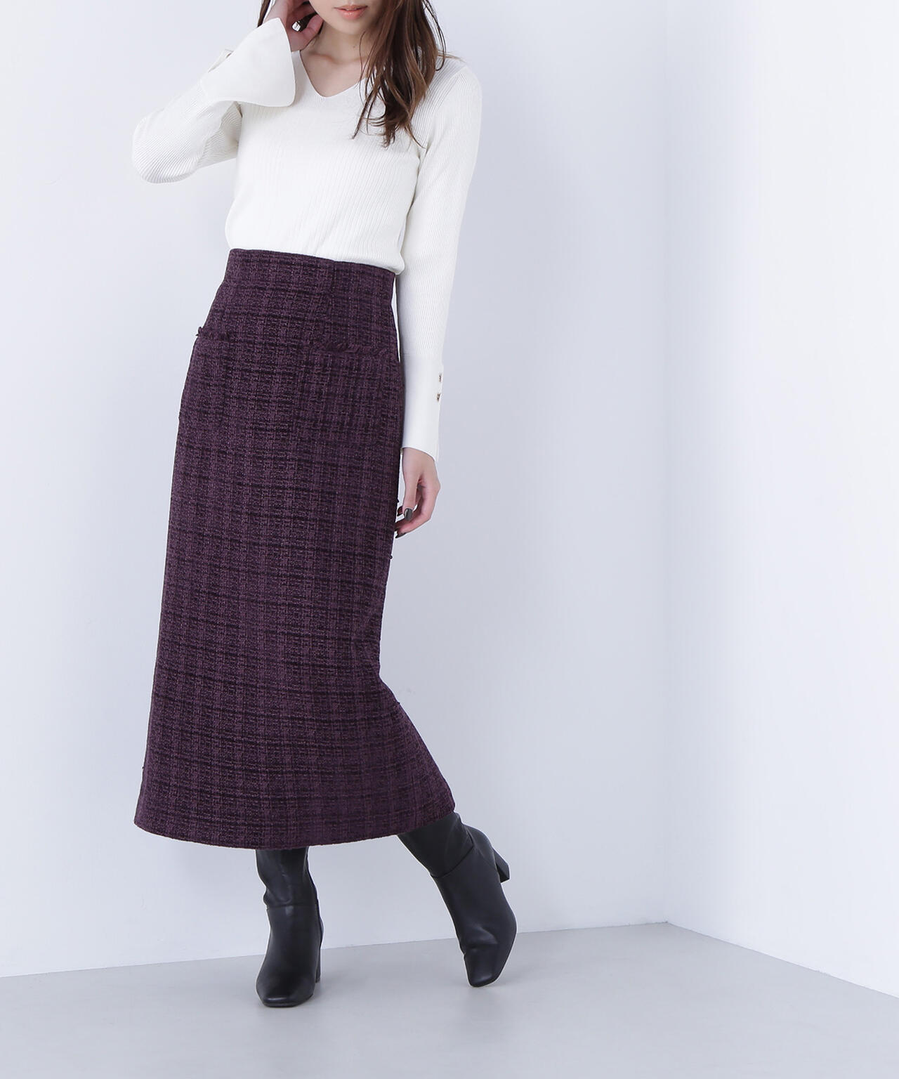 ツイーディーナロースカート