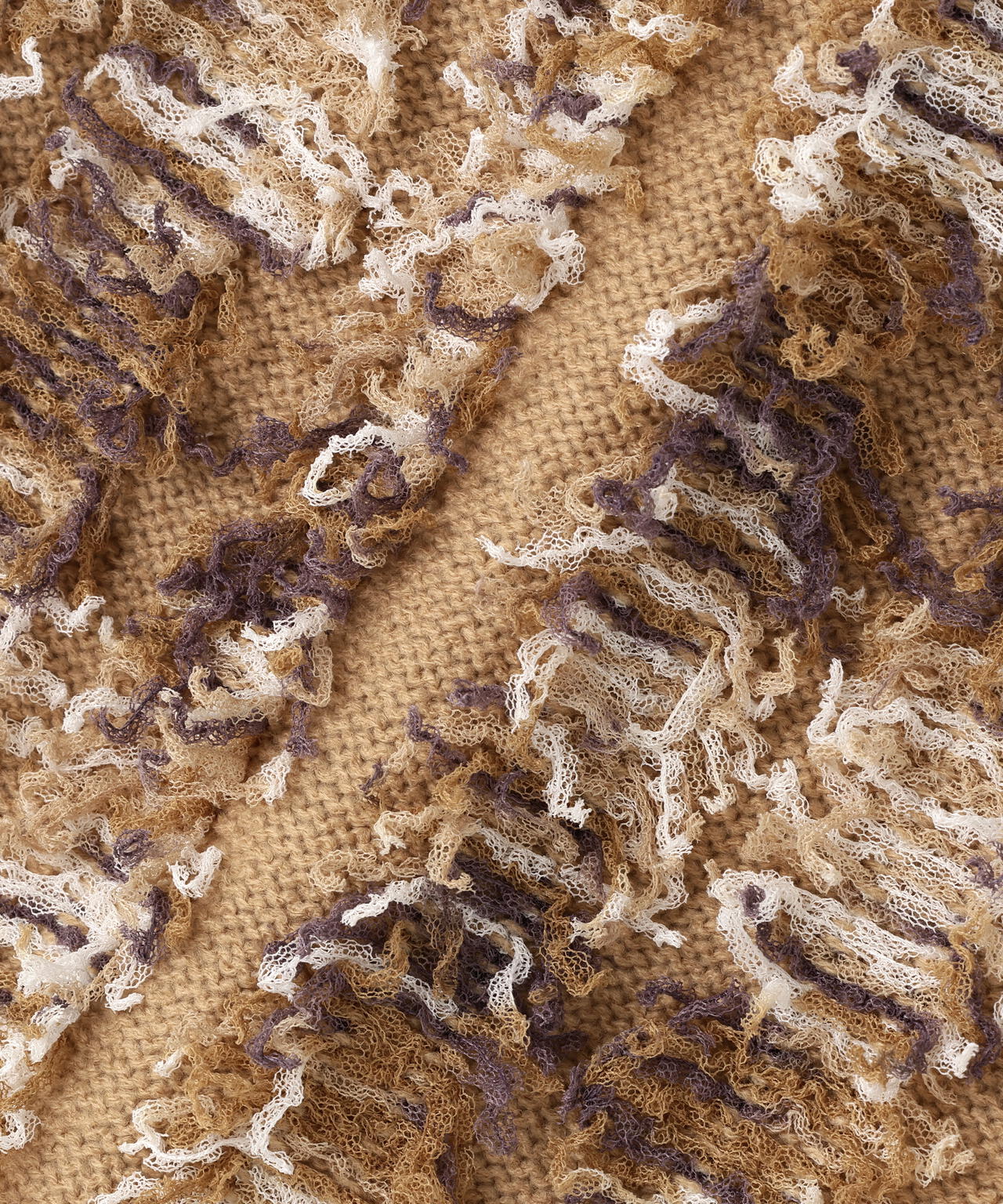 フリンジニット SETUP ミニスカート