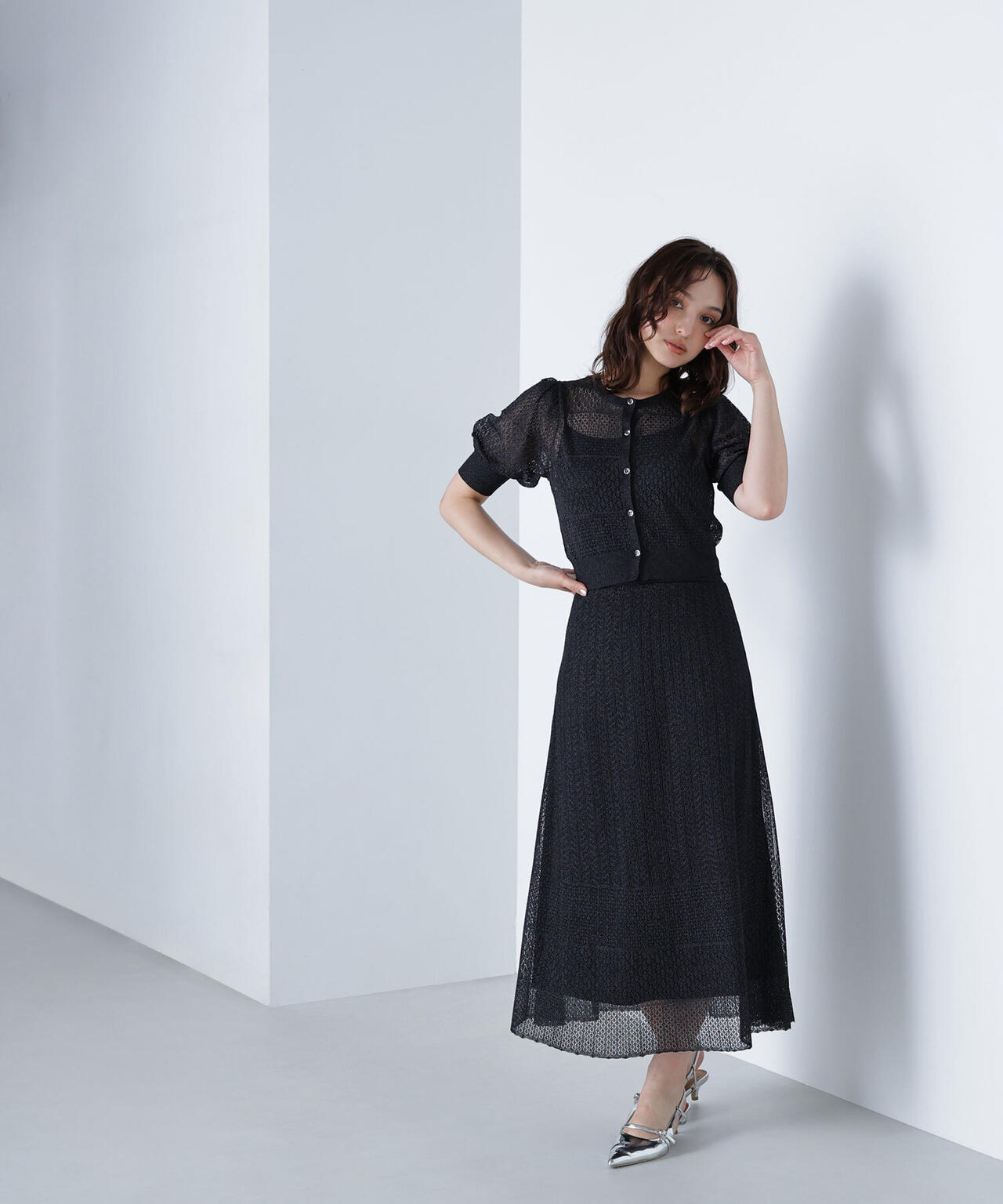 レースニットスカート