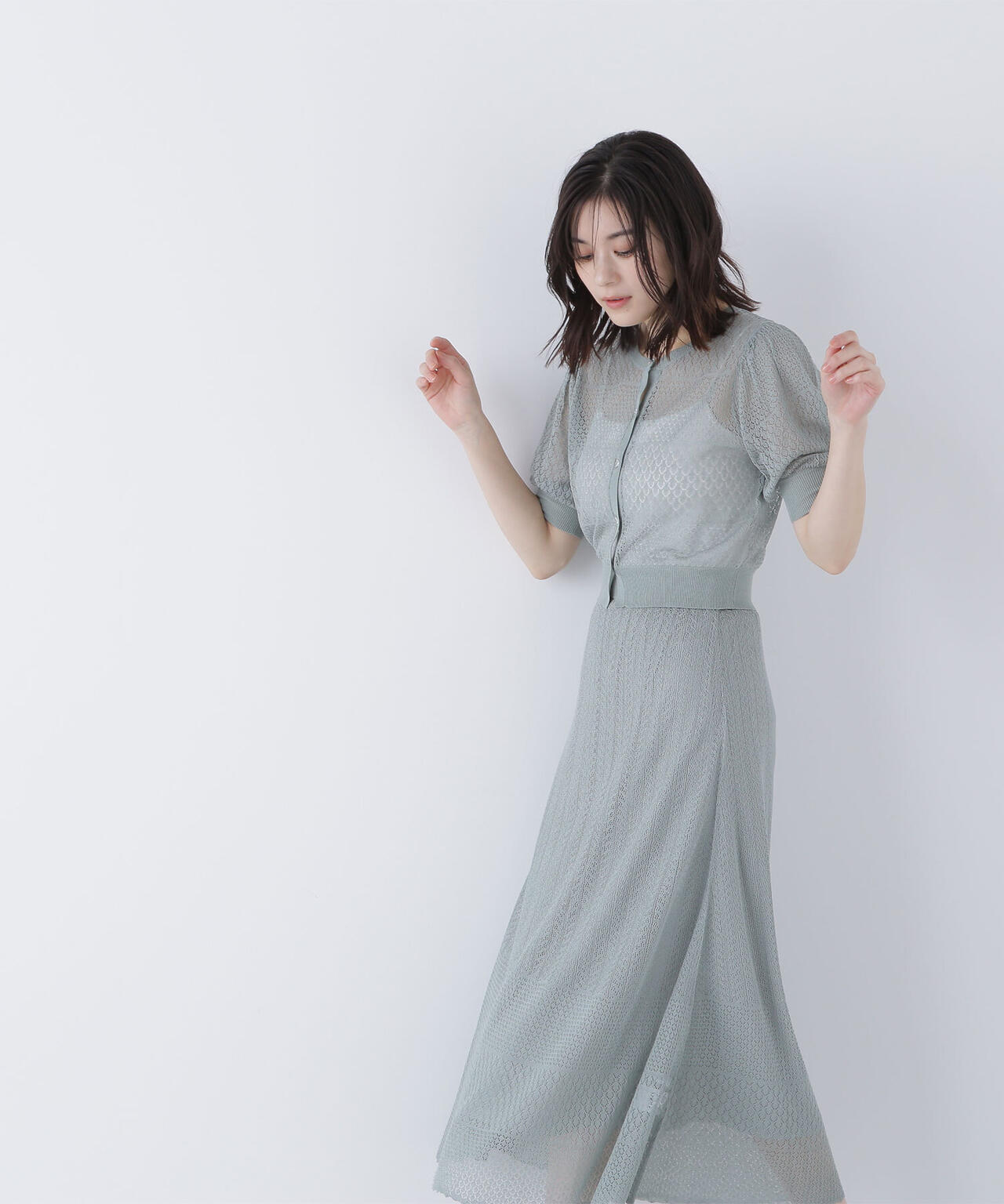 レースニットスカート