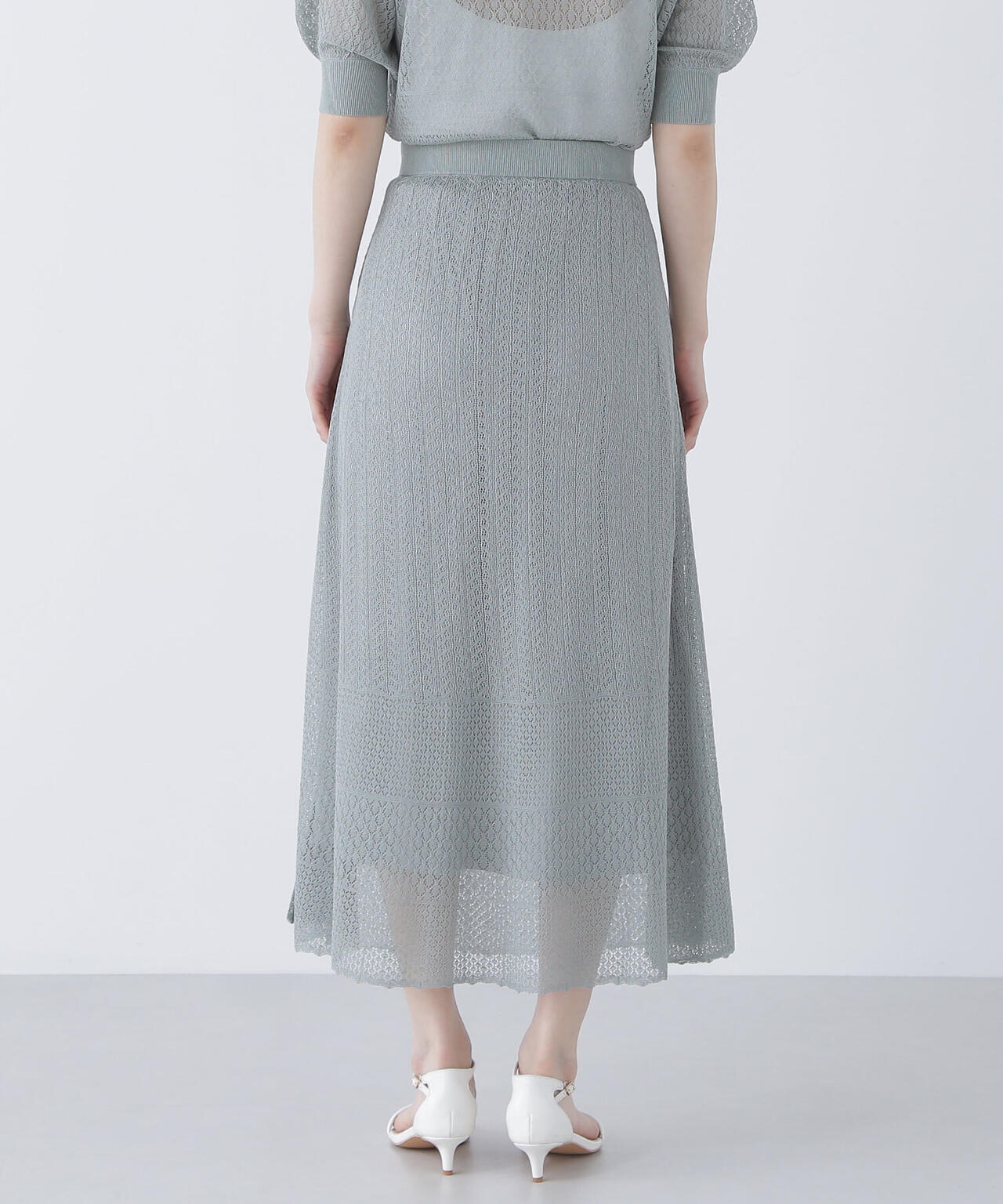 レースニットスカート