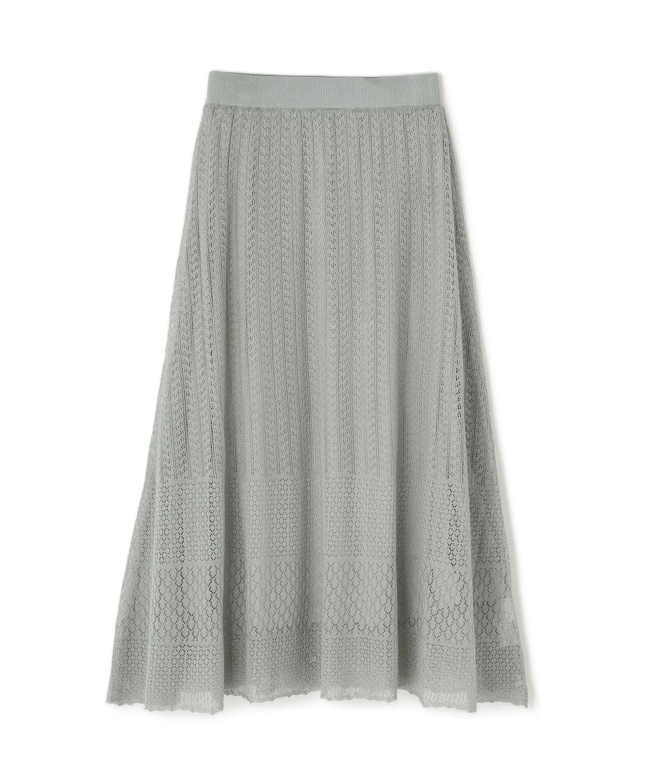 レースニットスカート