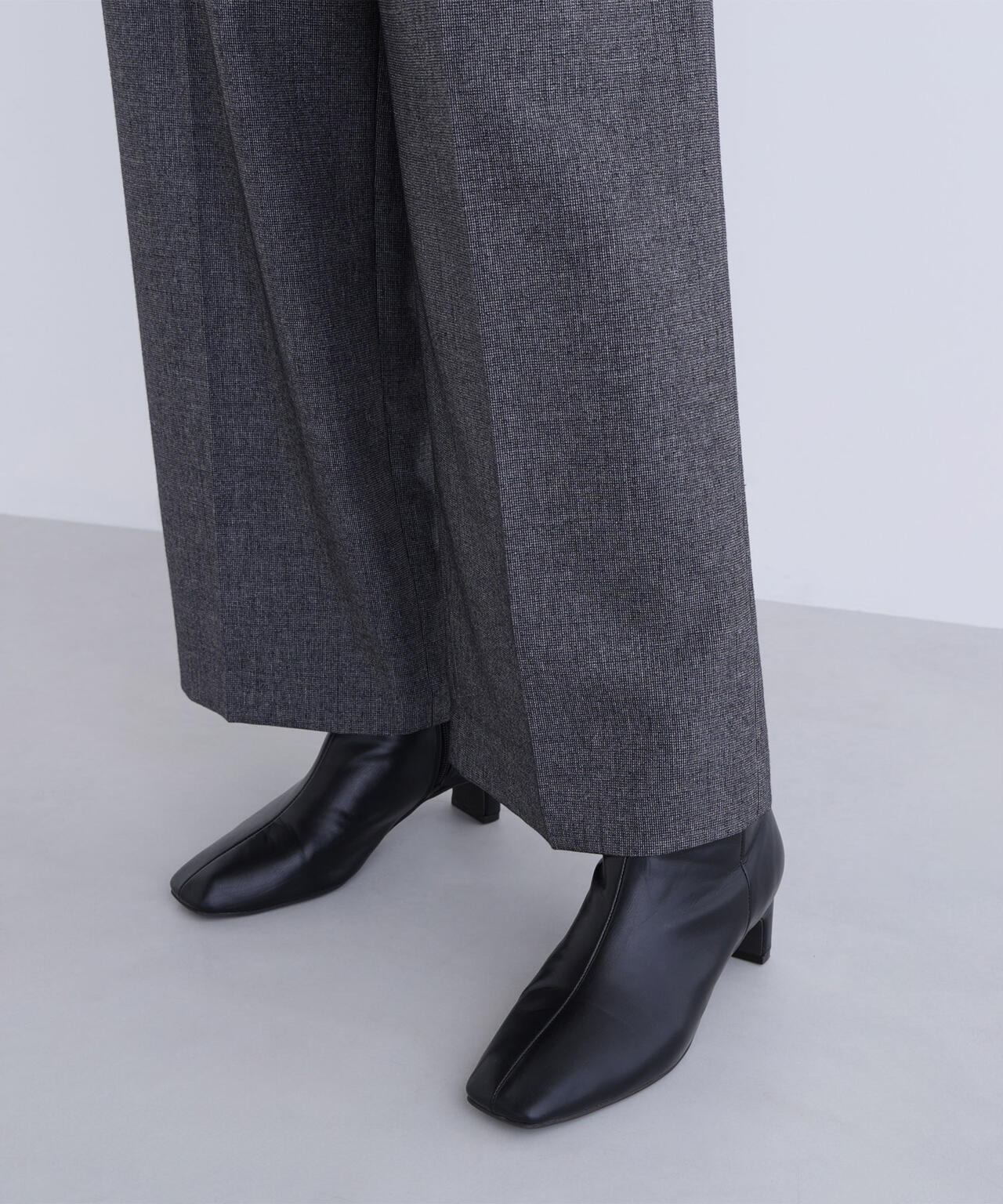 ツイーディーベルテッドワイドパンツ