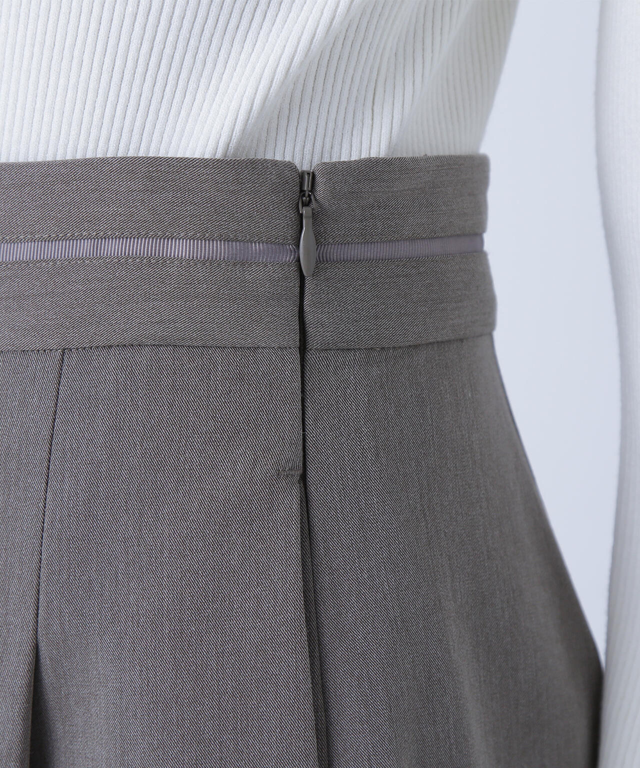 ウエストラインタックワイドパンツ