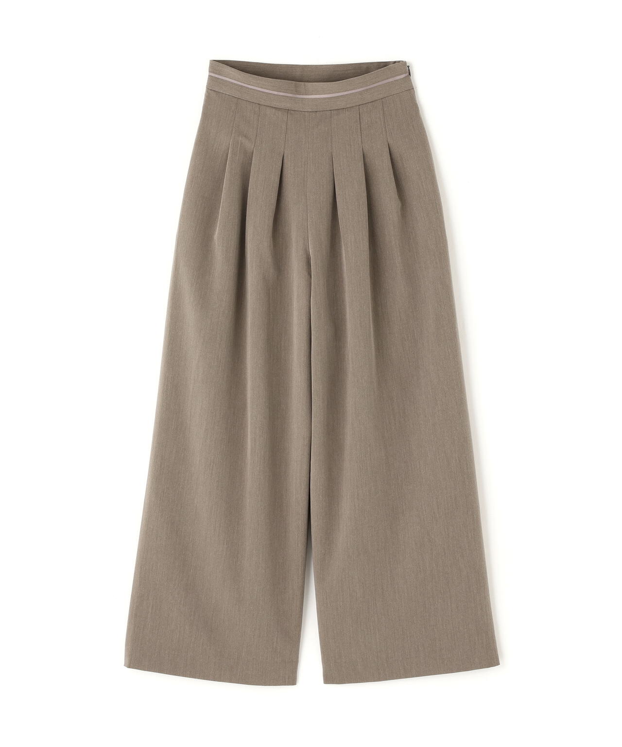 ウエストラインタックワイドパンツ