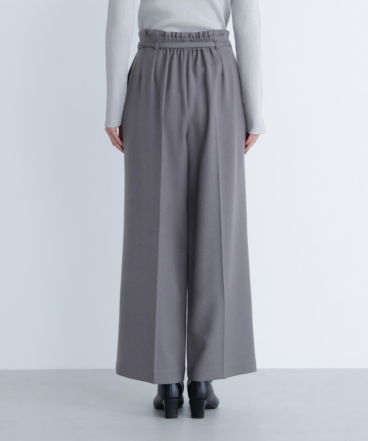 ダブルベルトワイドパンツII