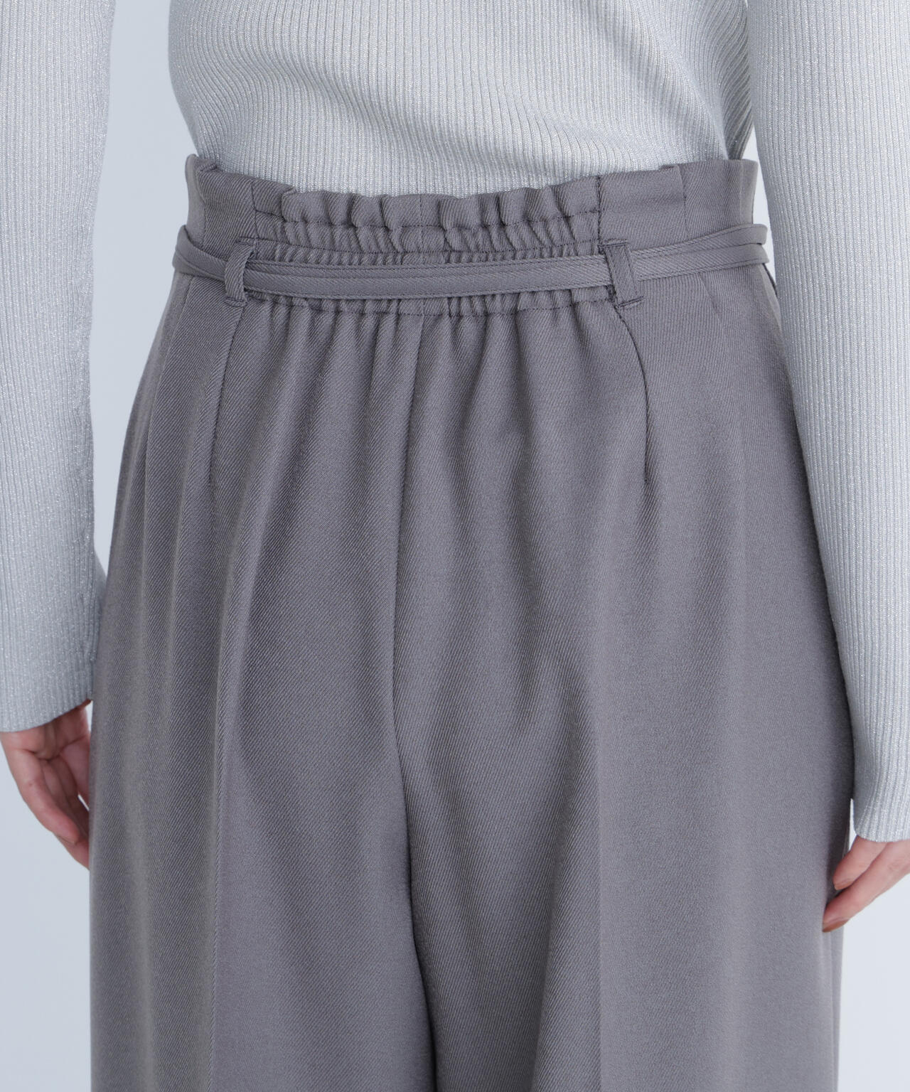 ダブルベルトワイドパンツII