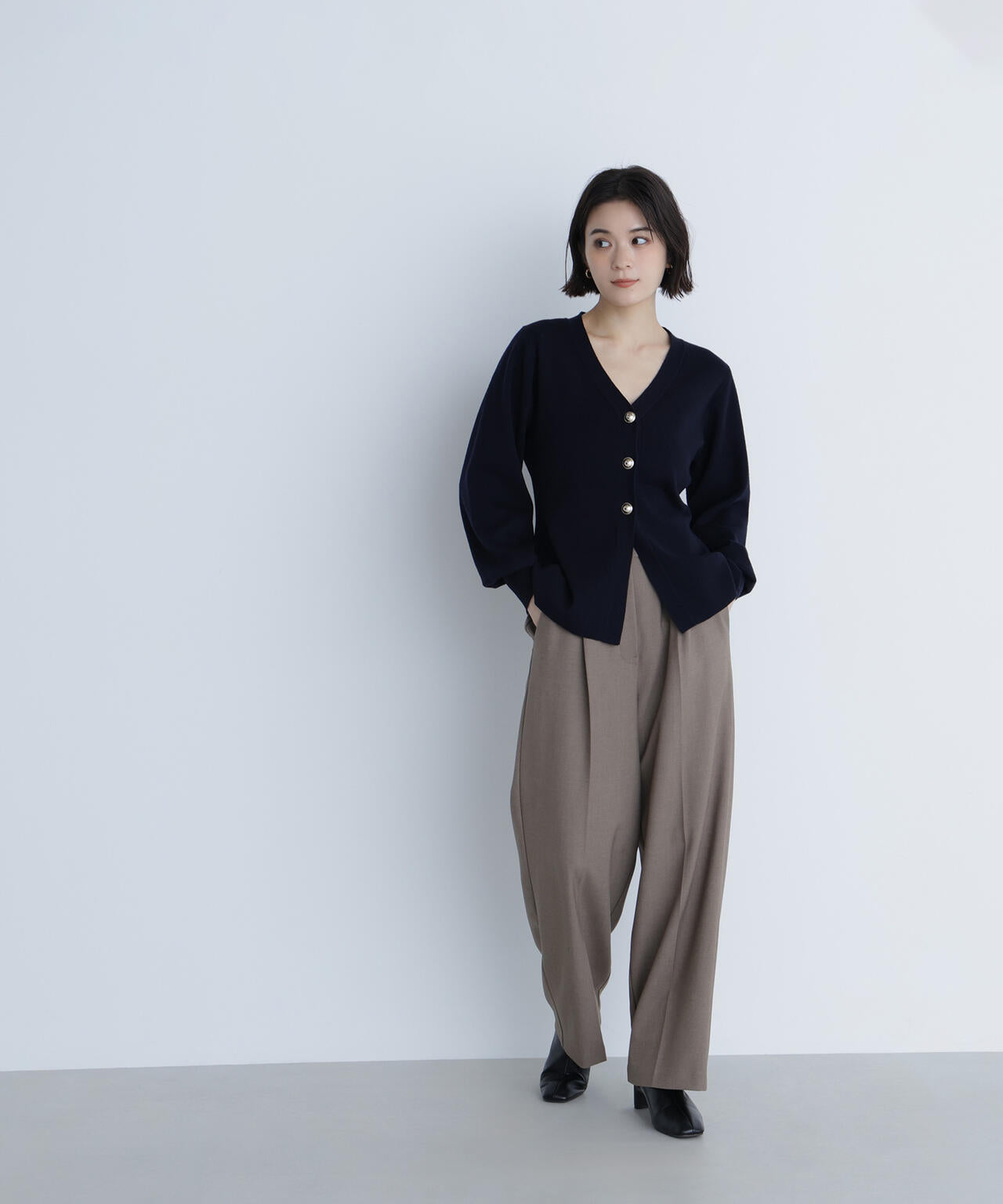 ウォームタッチワイドパンツ