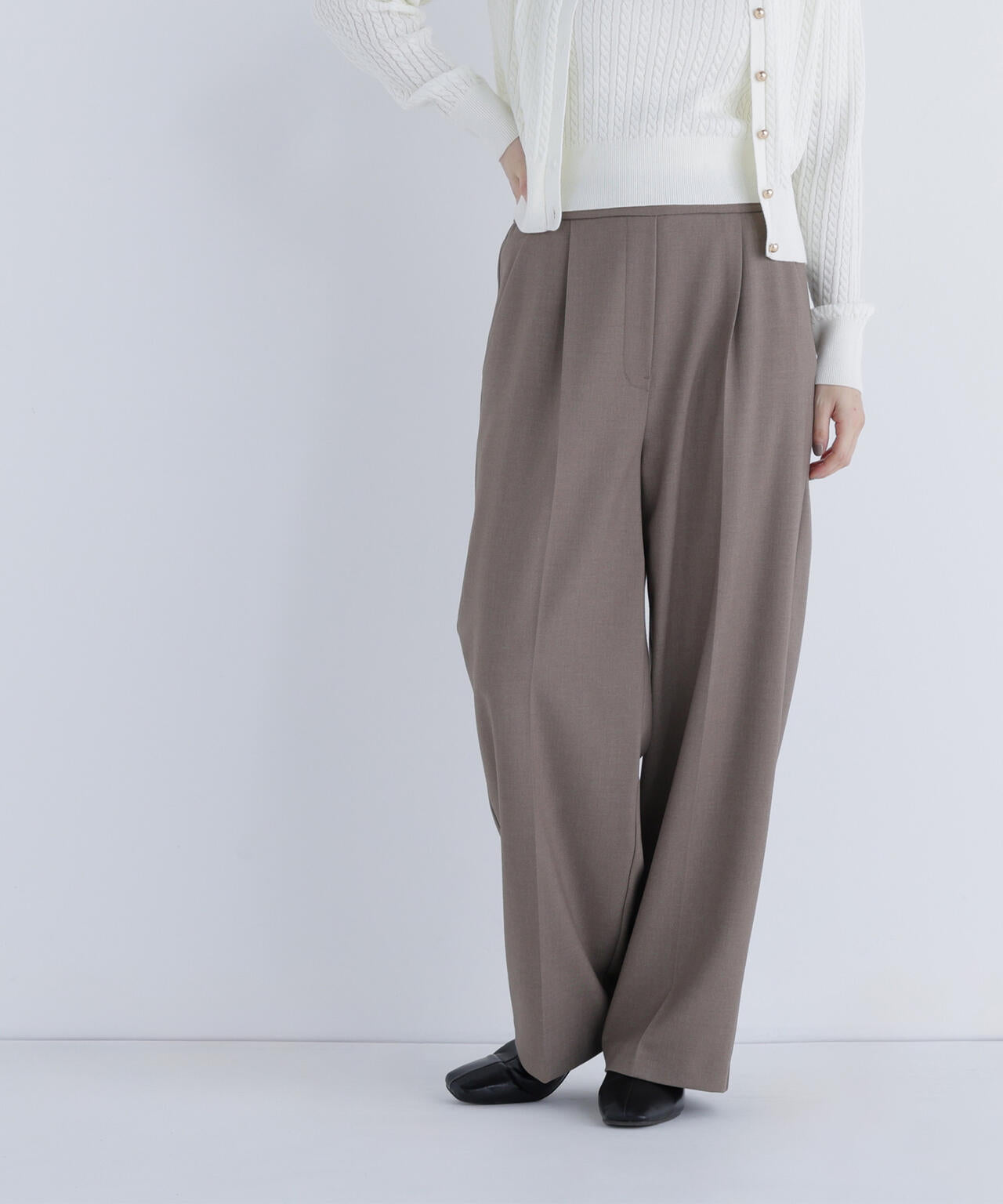 ウォームタッチワイドパンツ