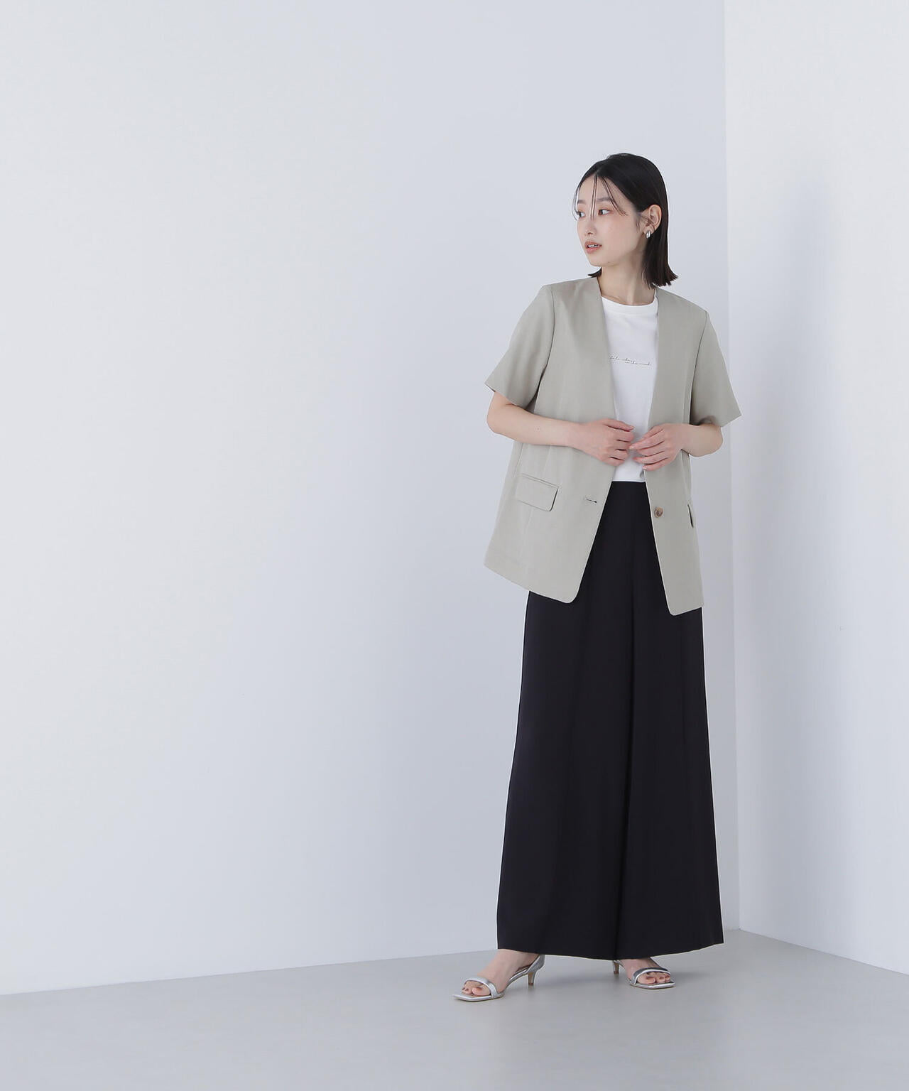 リラクシーワイドパンツ*