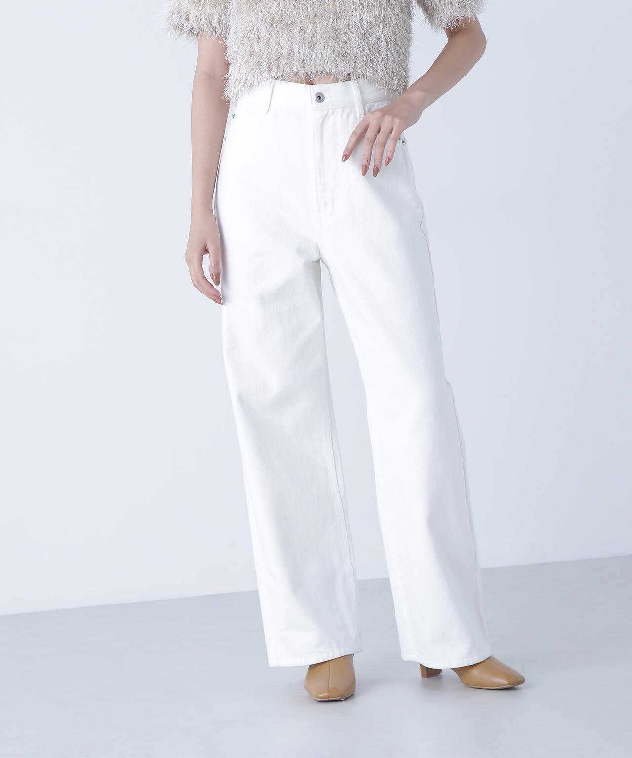 <ちょうど、いい服>私に“ちょうどいい”ワイドストレートパンツ*