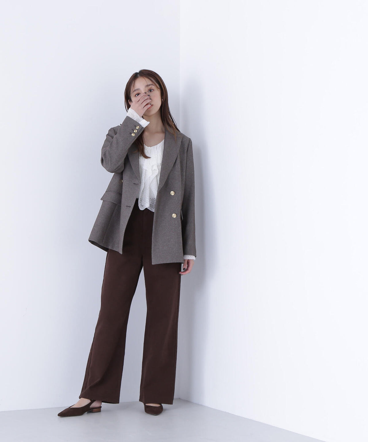 <ちょうど、いい服>私に“ちょうどいい”ワイドストレートパンツ*