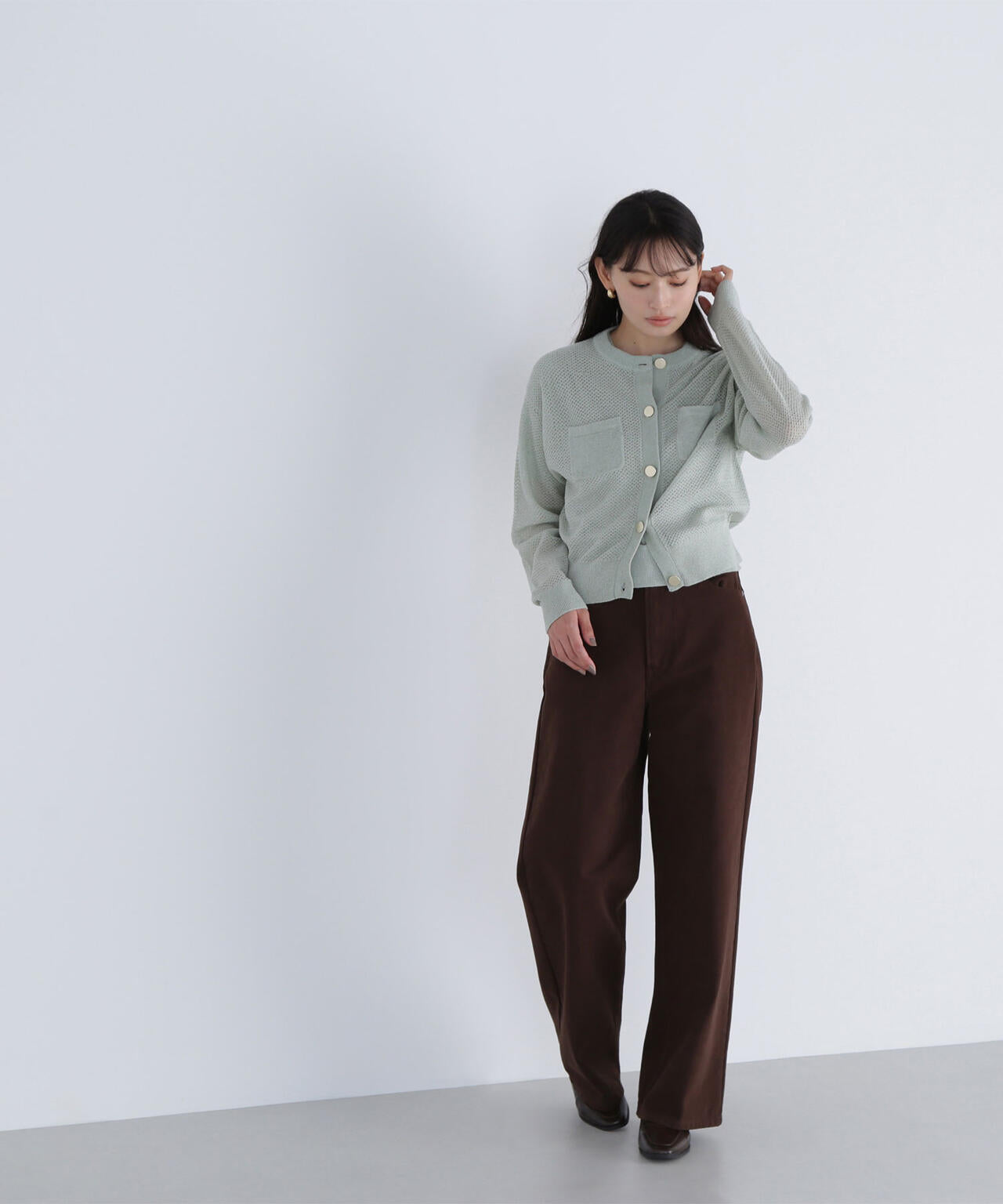 <ちょうど、いい服>私に“ちょうどいい”ワイドストレートパンツ*
