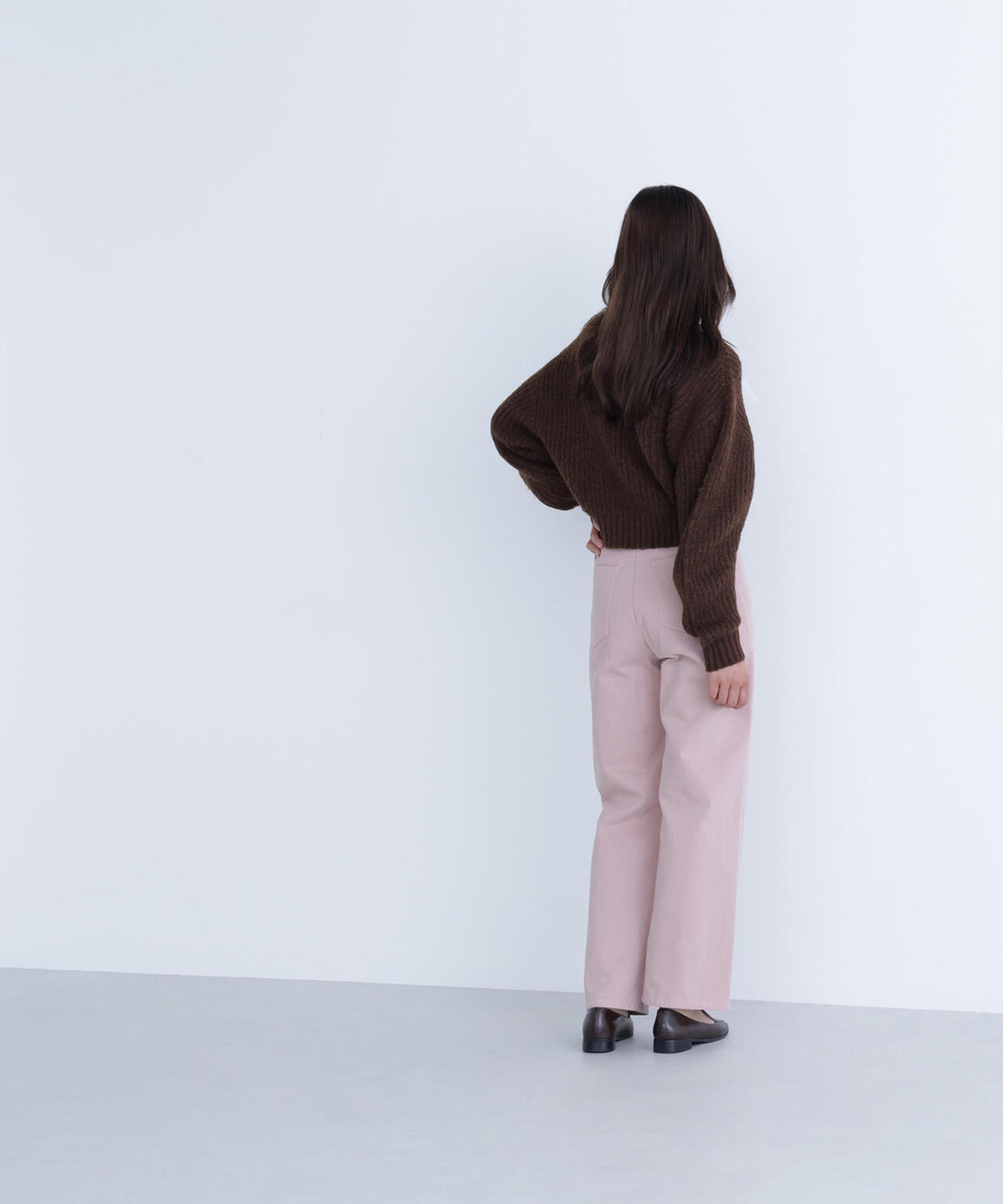 <ちょうど、いい服>私に“ちょうどいい”ワイドストレートパンツ*