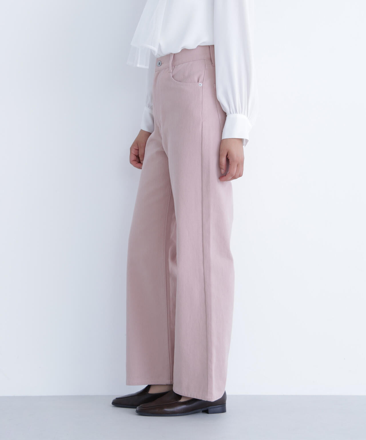 <ちょうど、いい服>私に“ちょうどいい”ワイドストレートパンツ*