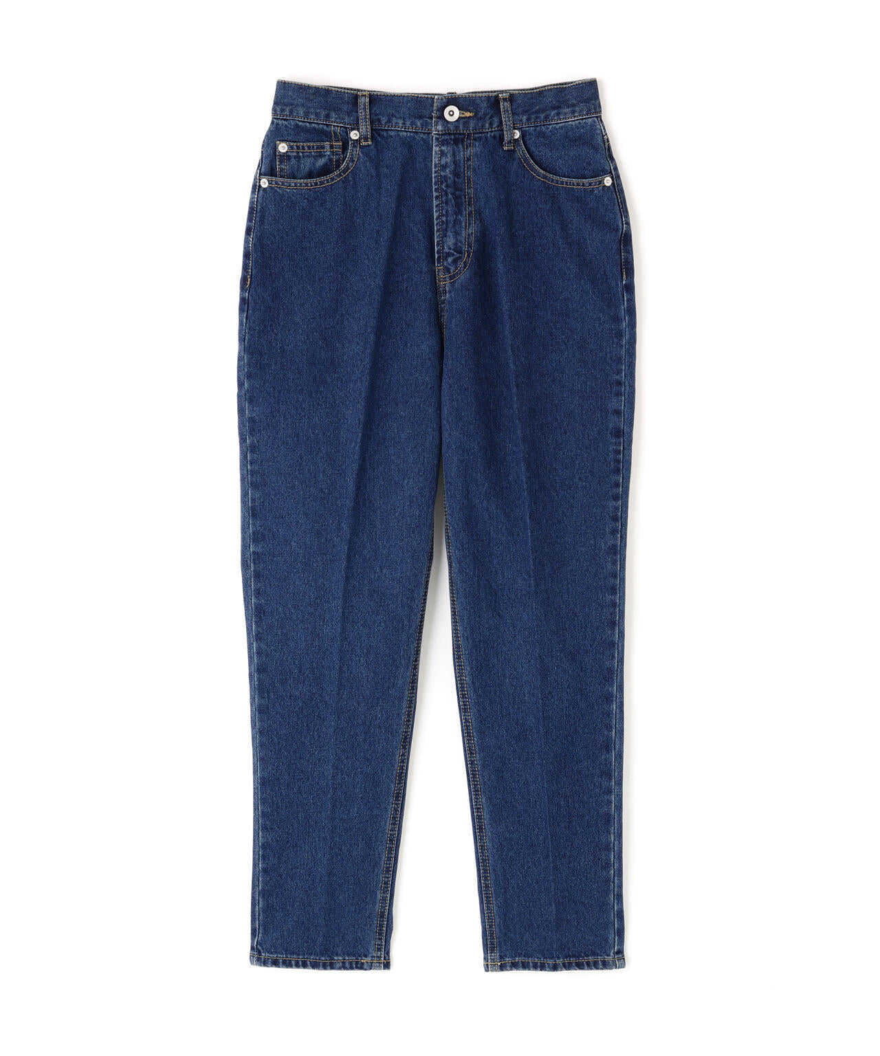 セミテーパードデニムパンツ