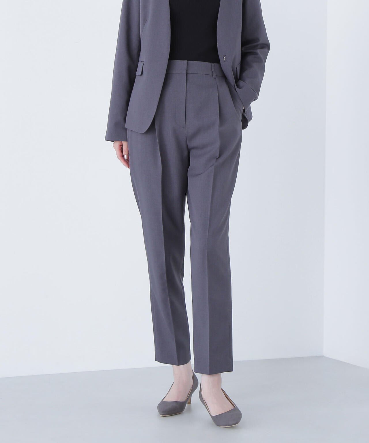 パウダリーツイルセットアップシリーズ テーパードパンツ