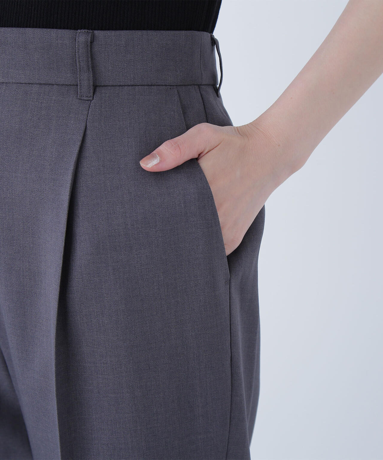 パウダリーツイルセットアップシリーズ テーパードパンツ