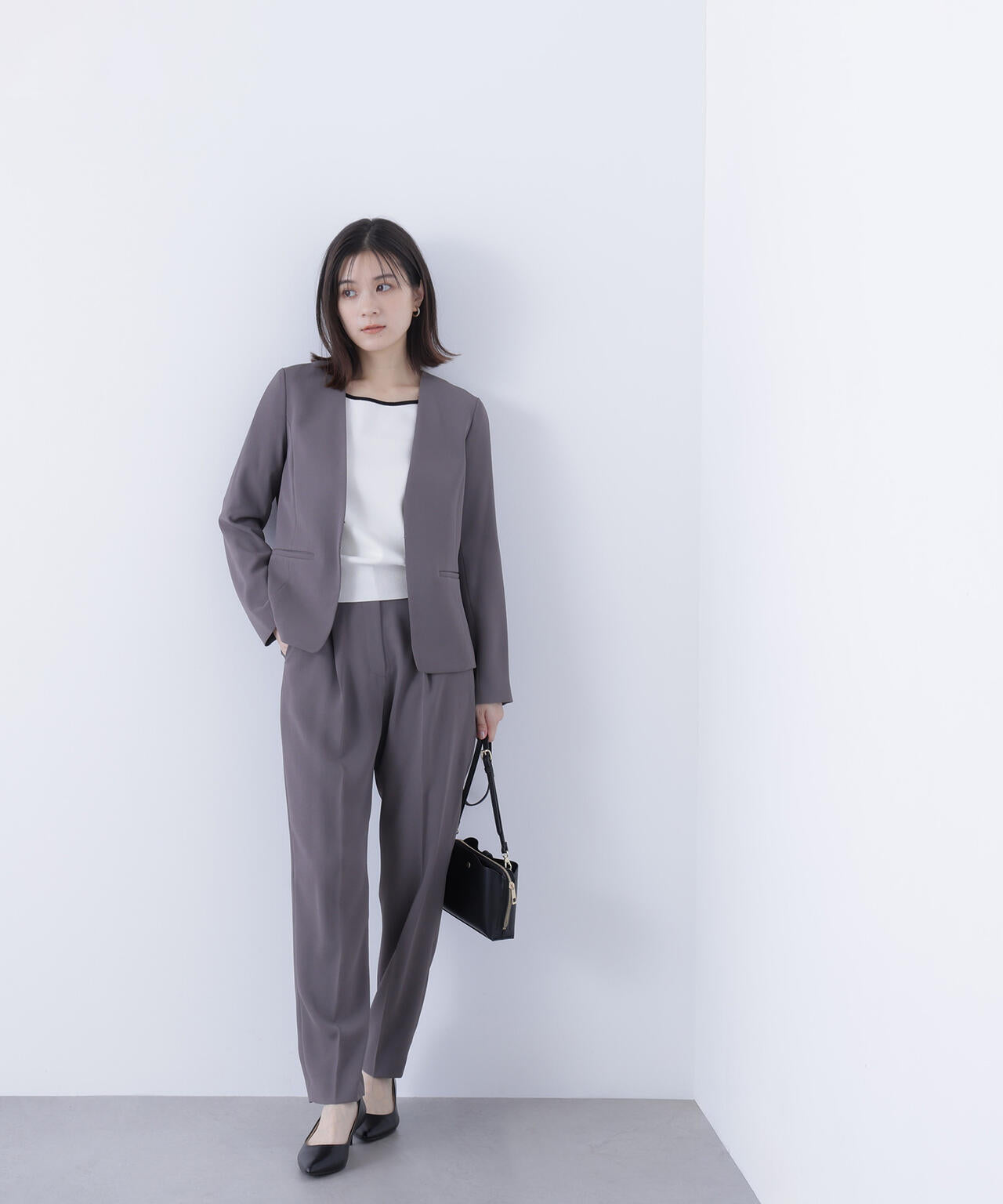 ストレッチツイルセットアップシリーズ テーパードパンツ