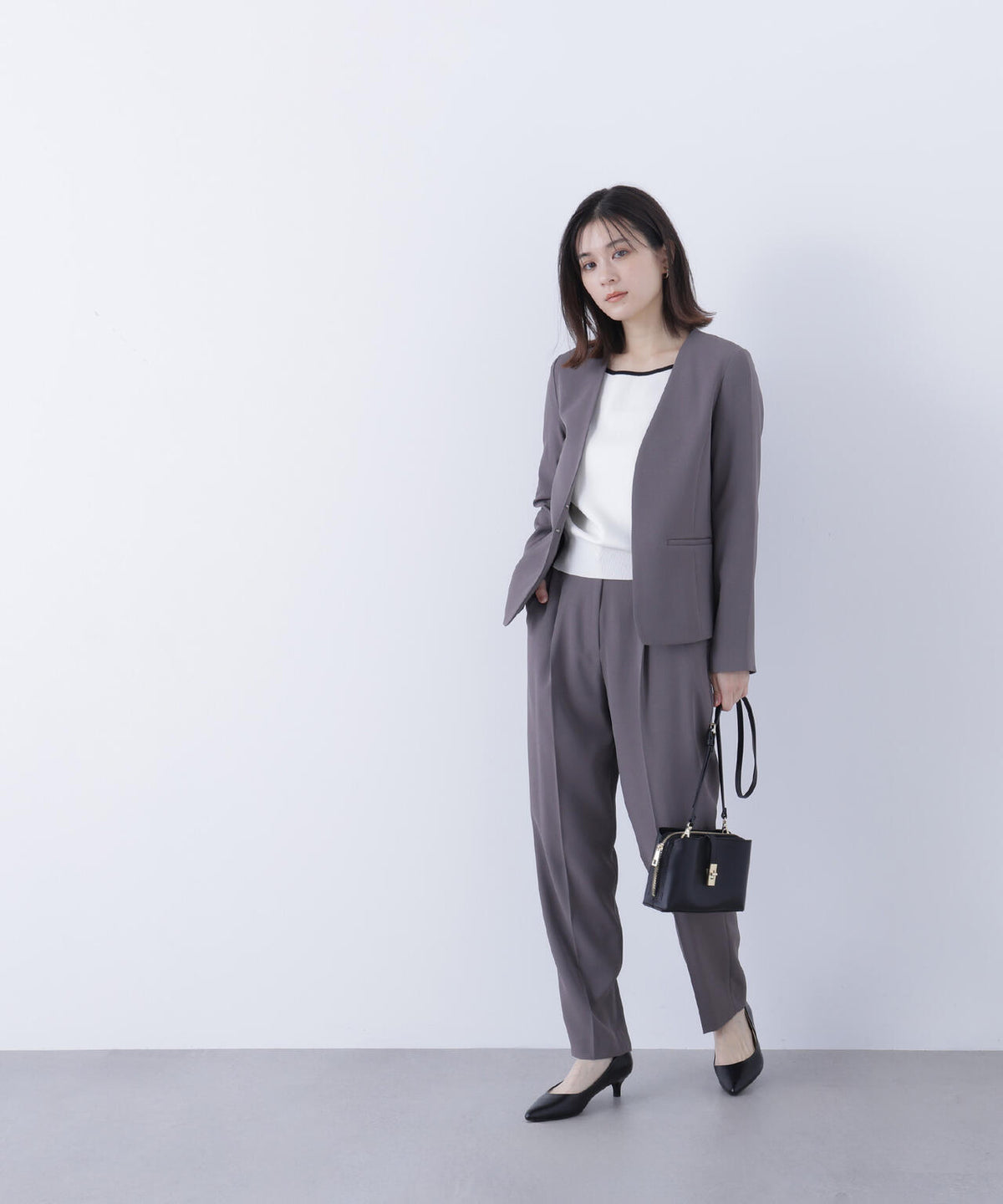 ストレッチツイルセットアップシリーズ テーパードパンツ