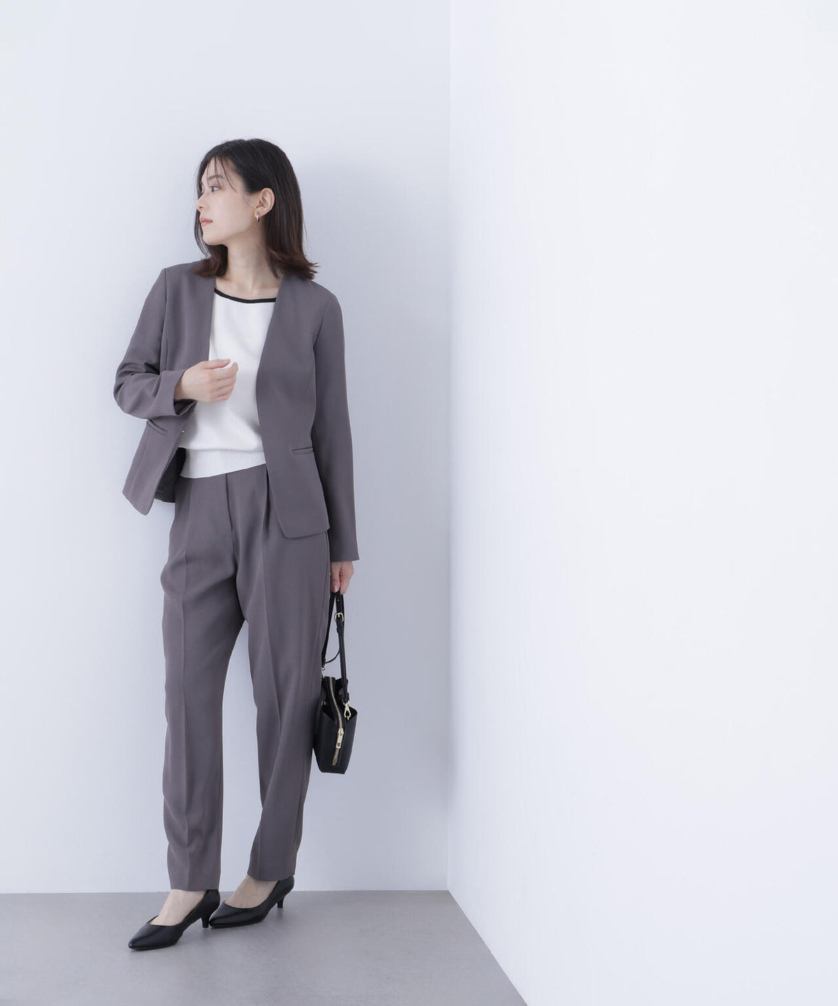 ストレッチツイルセットアップシリーズ テーパードパンツ