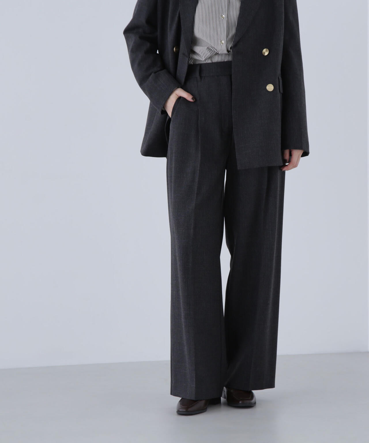 【ルミネ・ルクア・銀座インズ・有楽町マルイ・mix.tokyo 限定】ボクシージャケットセットアップ パンツ