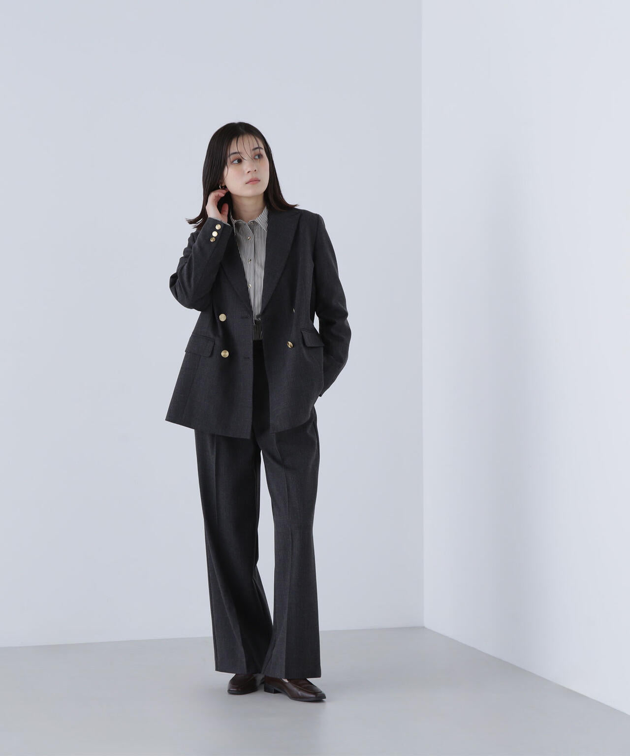 【ルミネ・ルクア・銀座インズ・有楽町マルイ・mix.tokyo 限定】ボクシージャケットセットアップ パンツ